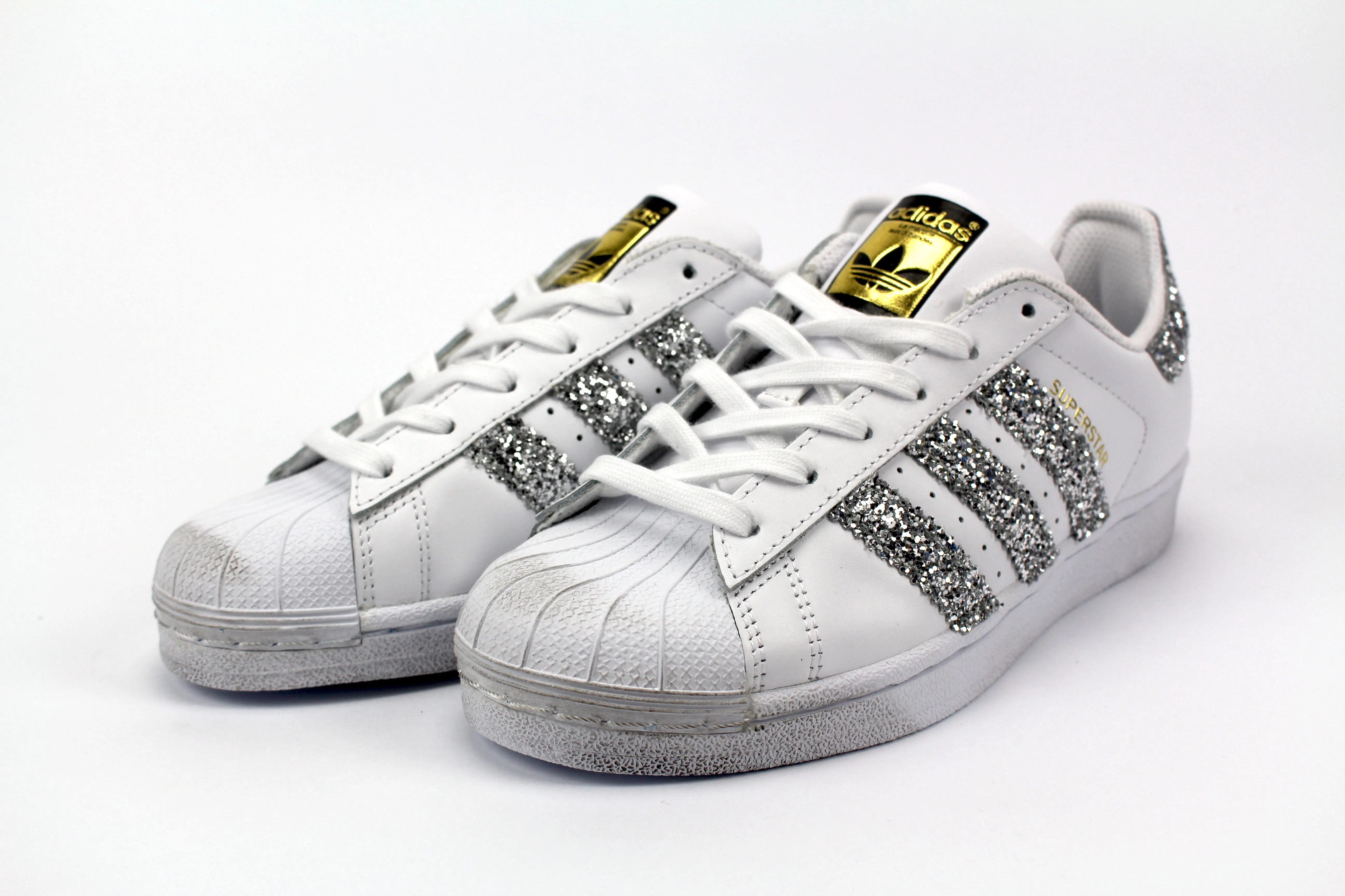 Adidas Superstar Silver Glitter