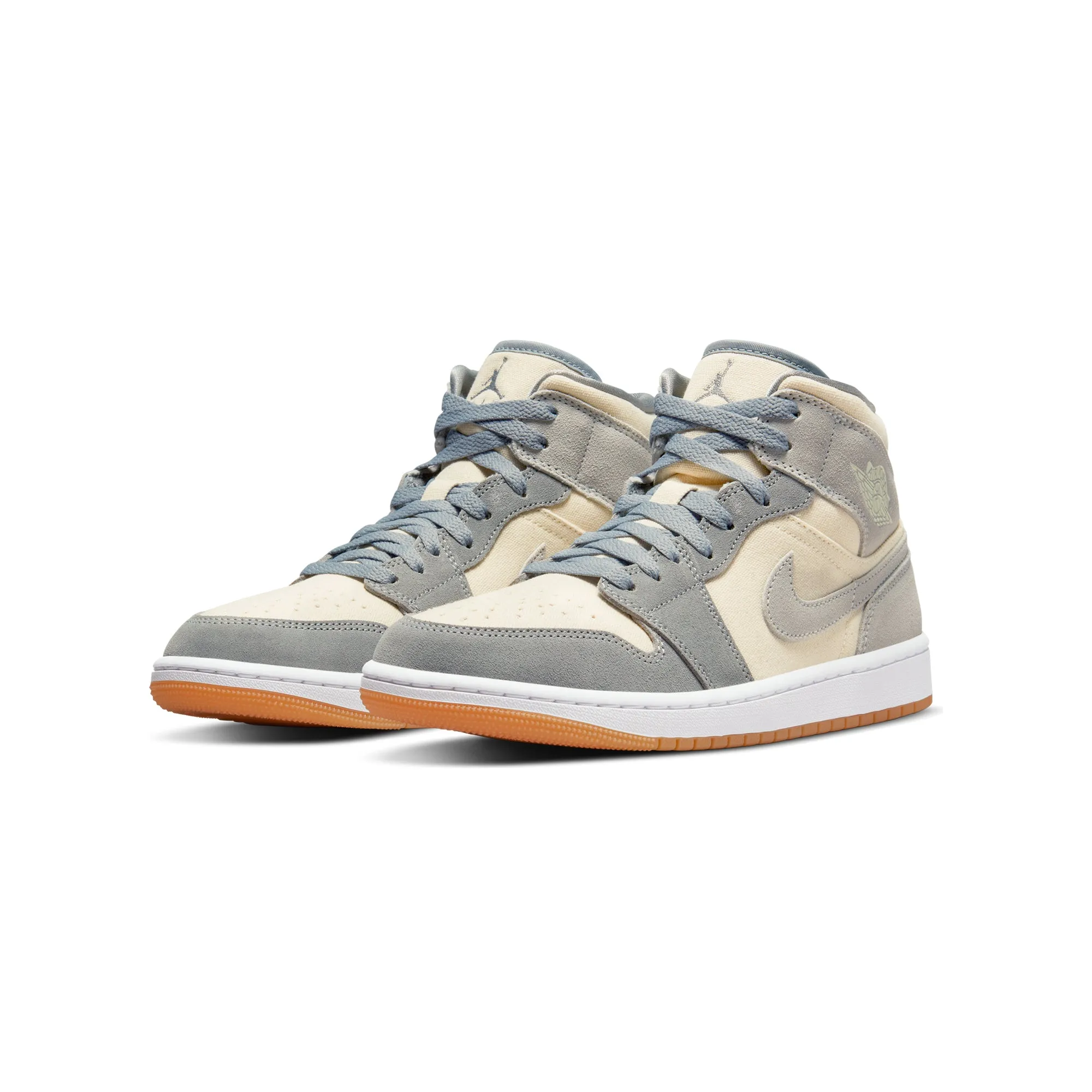 Air Jordan Mens 1 Mid SE Shoes 'Coconut Milk/Particle Grey'