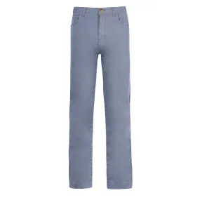 Barbour Overdyed Twill Trousers Washed Blue