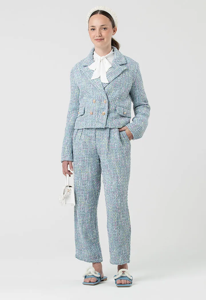 Barroque Tweed Blazer And Trousers Set