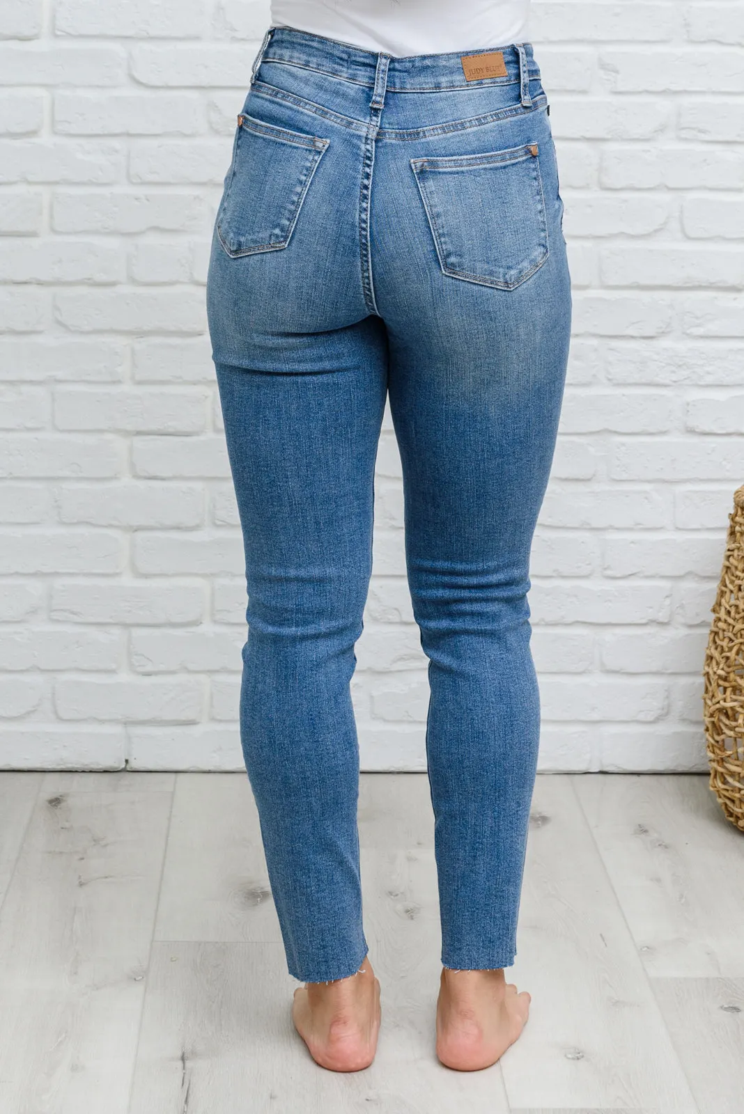 Becca Hi-Waisted Embroidered Pocket Relaxed Jeans-- Use the code SPRINGJB for 20% off!