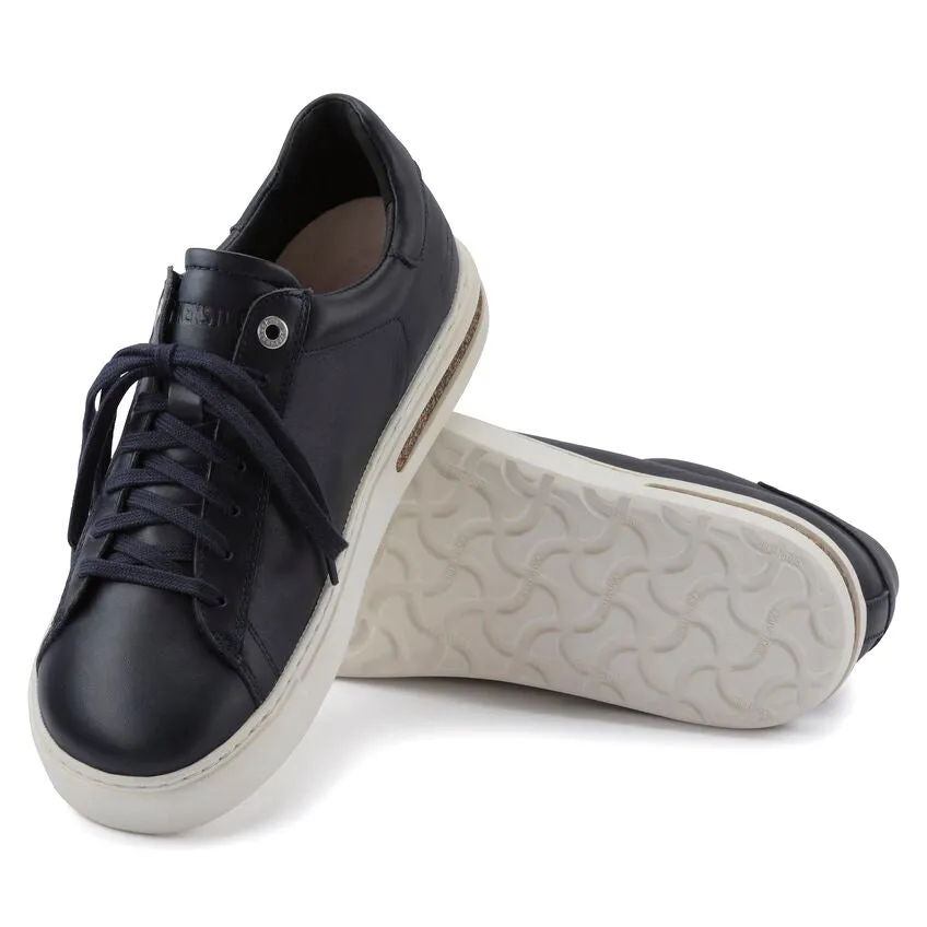 Bend Leather Panel Sneaker in Midnight