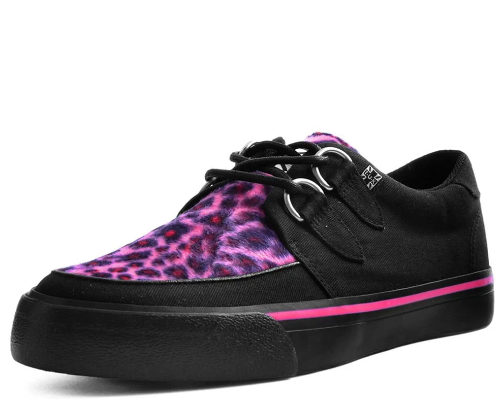 Black & Pink Leopard Sneaker