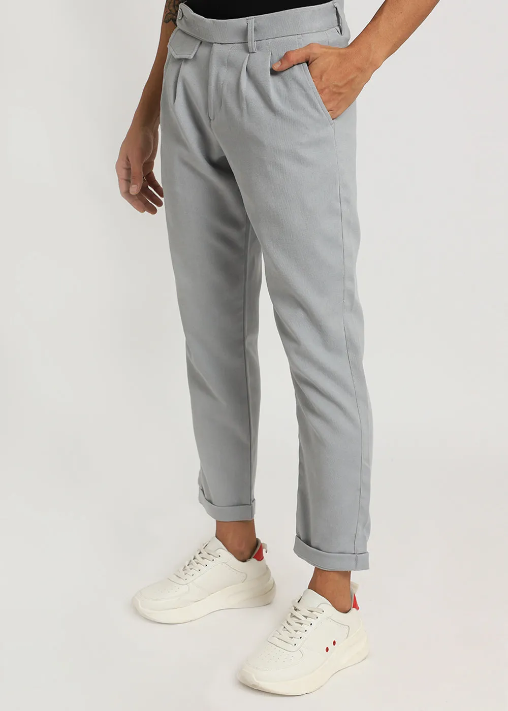 Blaze Gray Korean Trouser