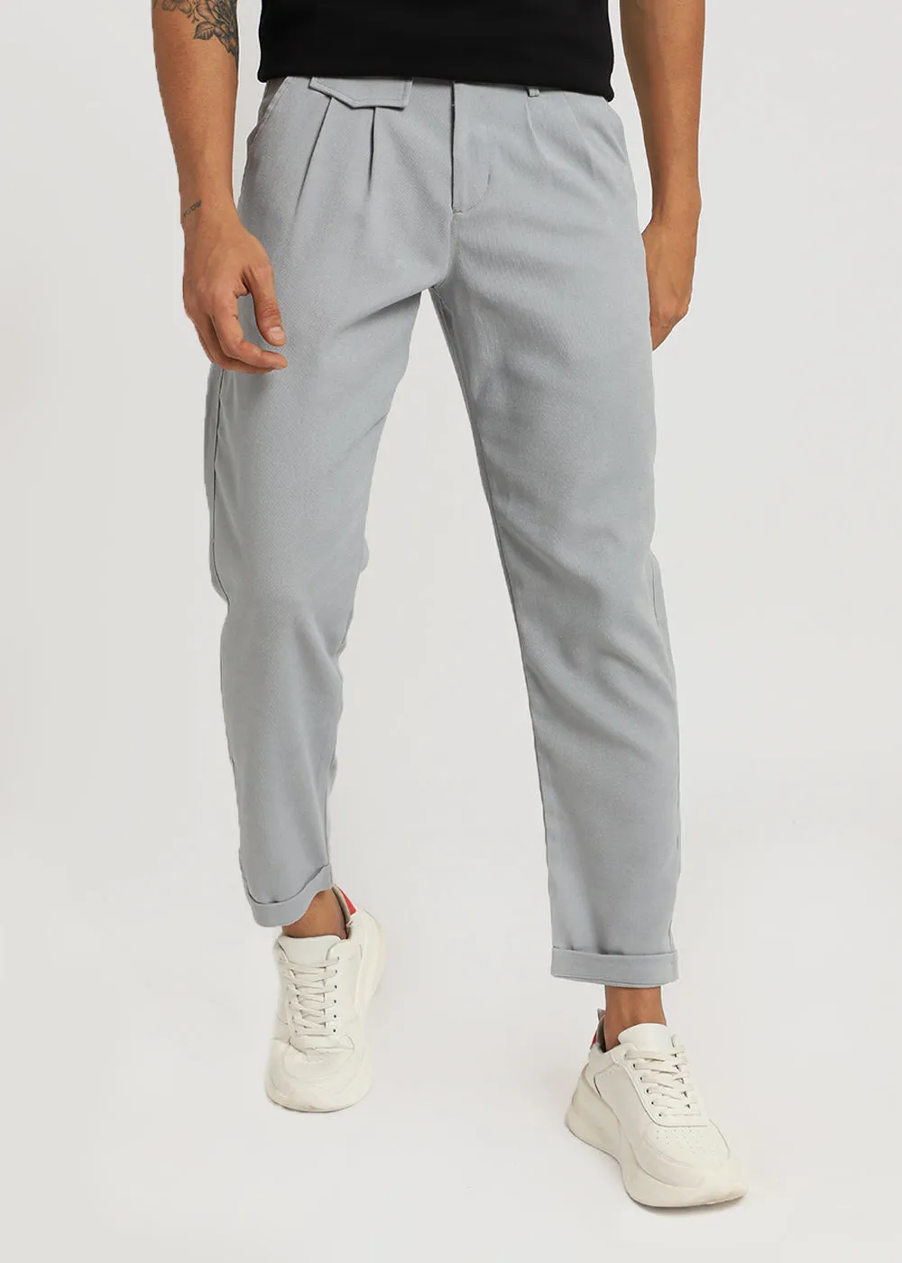 Blaze Gray Korean Trouser