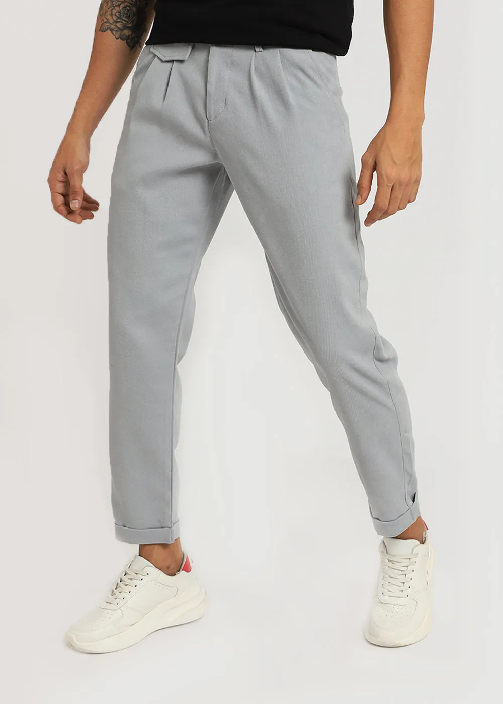 Blaze Gray Korean Trouser