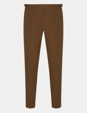 Brown Seersucker Trousers