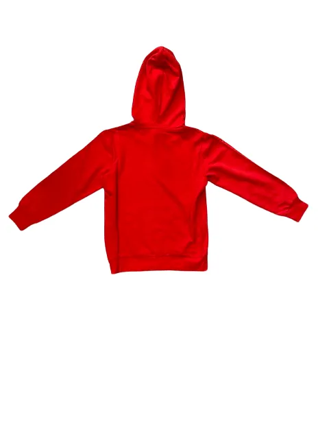 Champion boys' sweatshirt with hood and kangaroo pockets 306305 RS046 HRR red