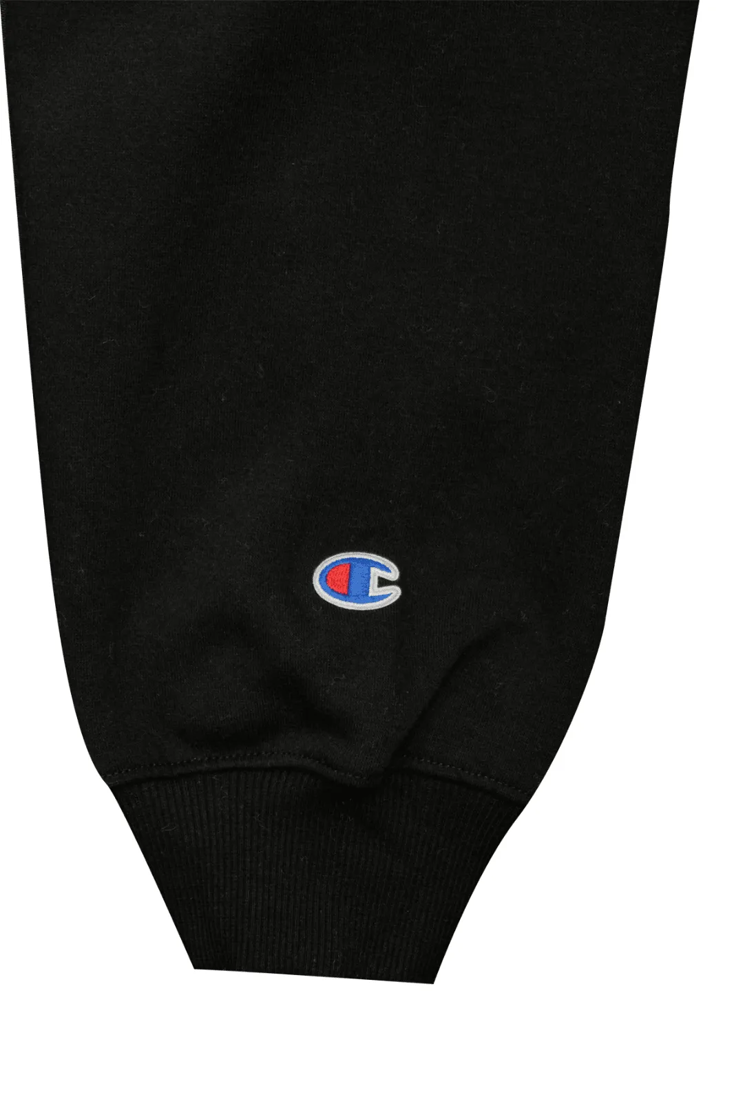 Champion Men's Black L/S Pullover Crewneck Sweater