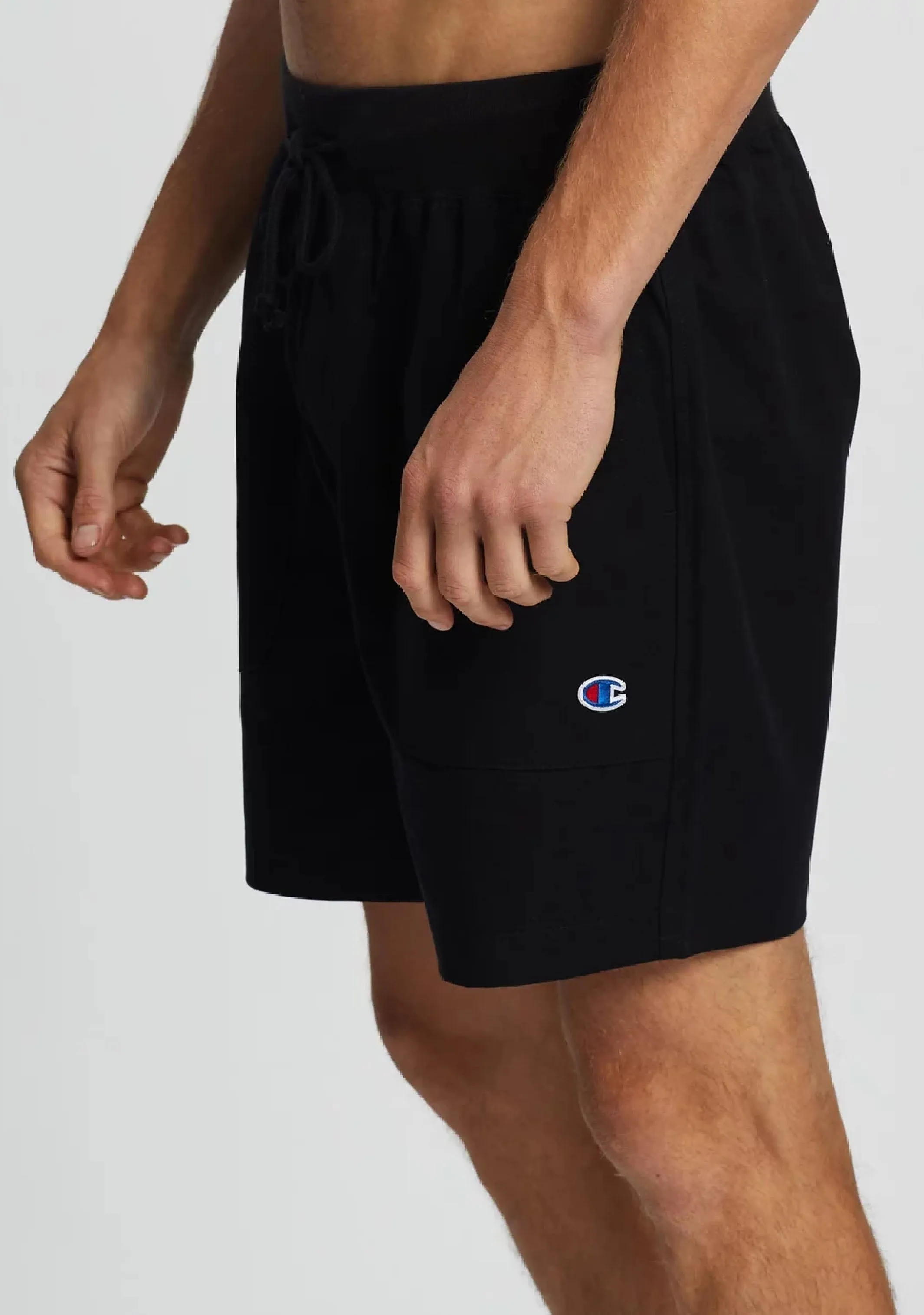 Champion Mens C Logo Jersey Short Black <br> A1374H BLK