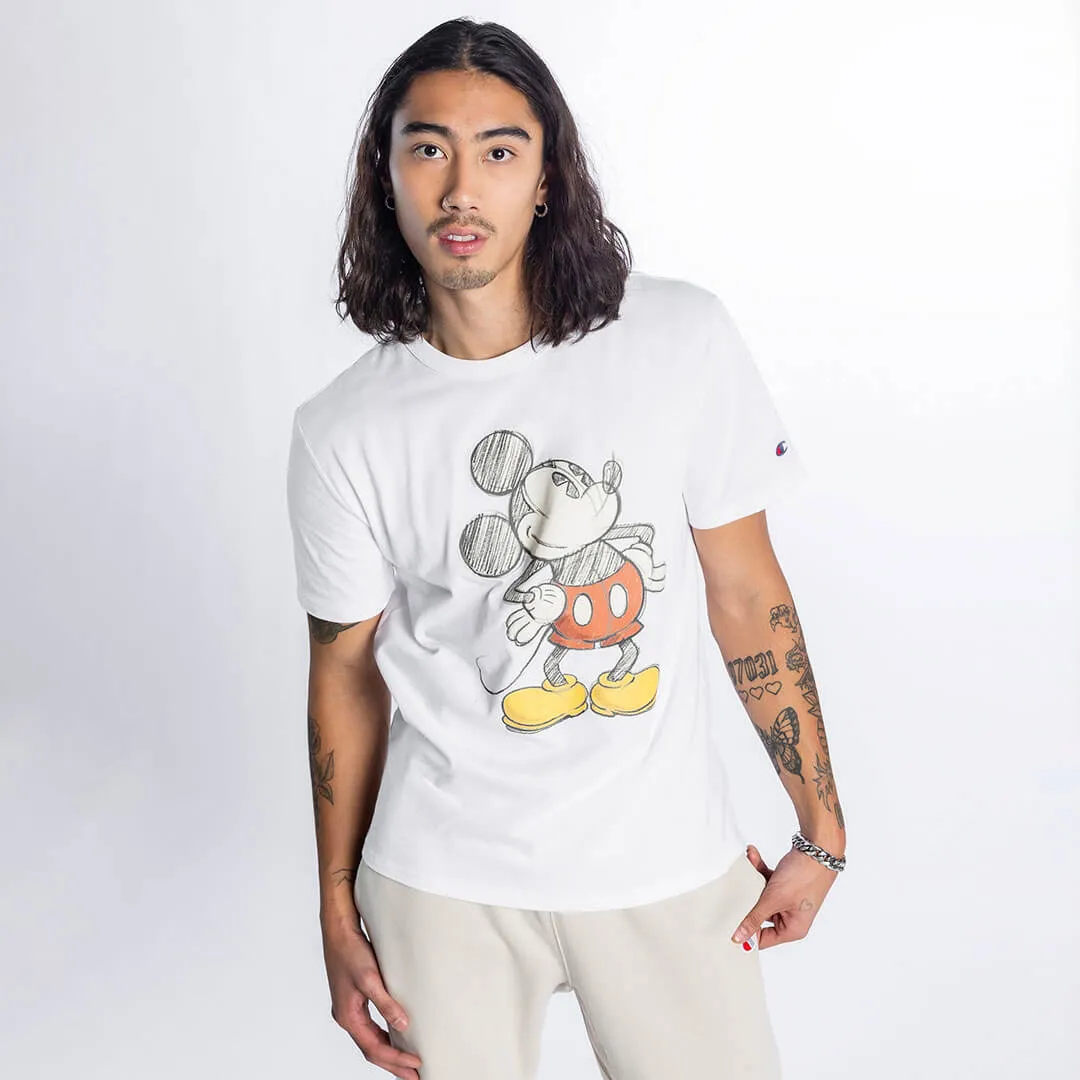 Champion Mickey Tee White