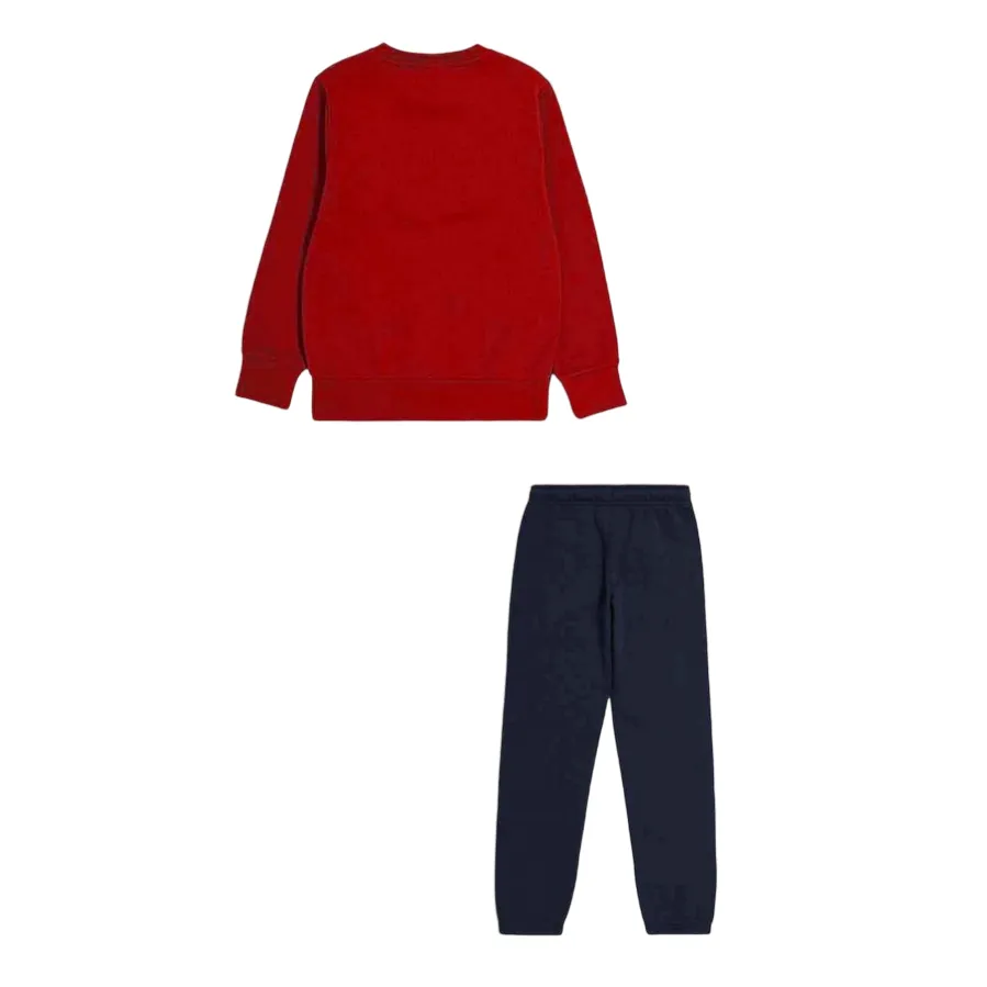 Champion Tracksuit with crewneck sweatshirt for boys Lagacy 306593 RS053 red-black