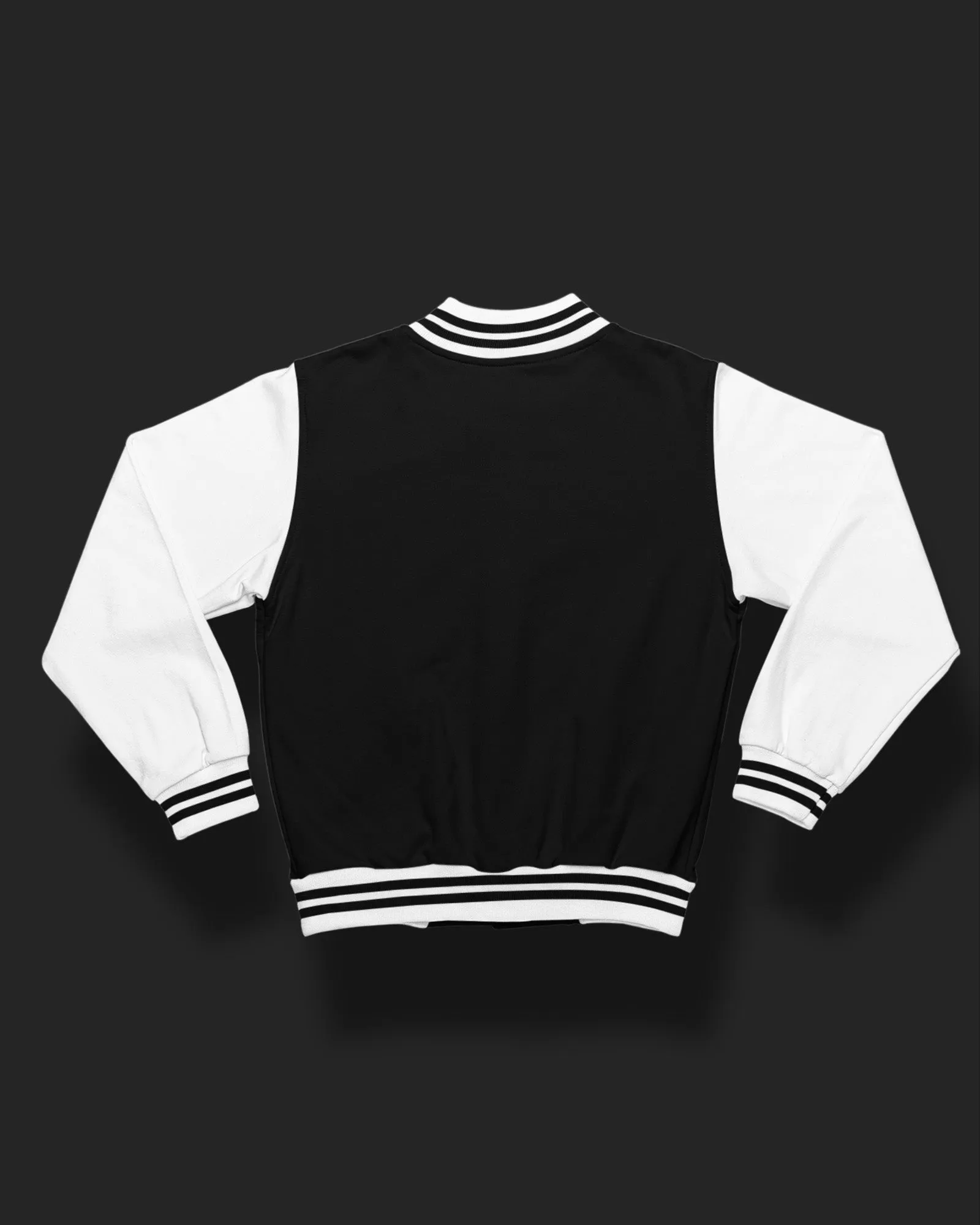 Champion Varsity Jacket: Black & White