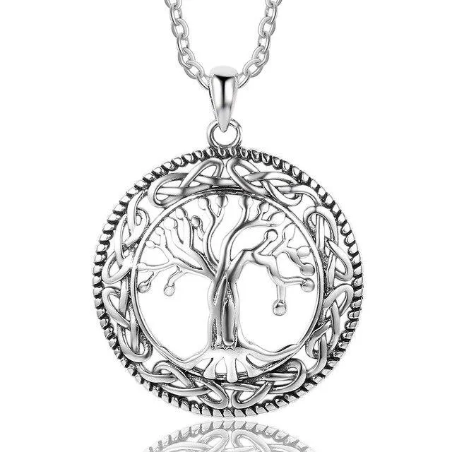 Classic Vintage Tree of Life Pendant Necklace