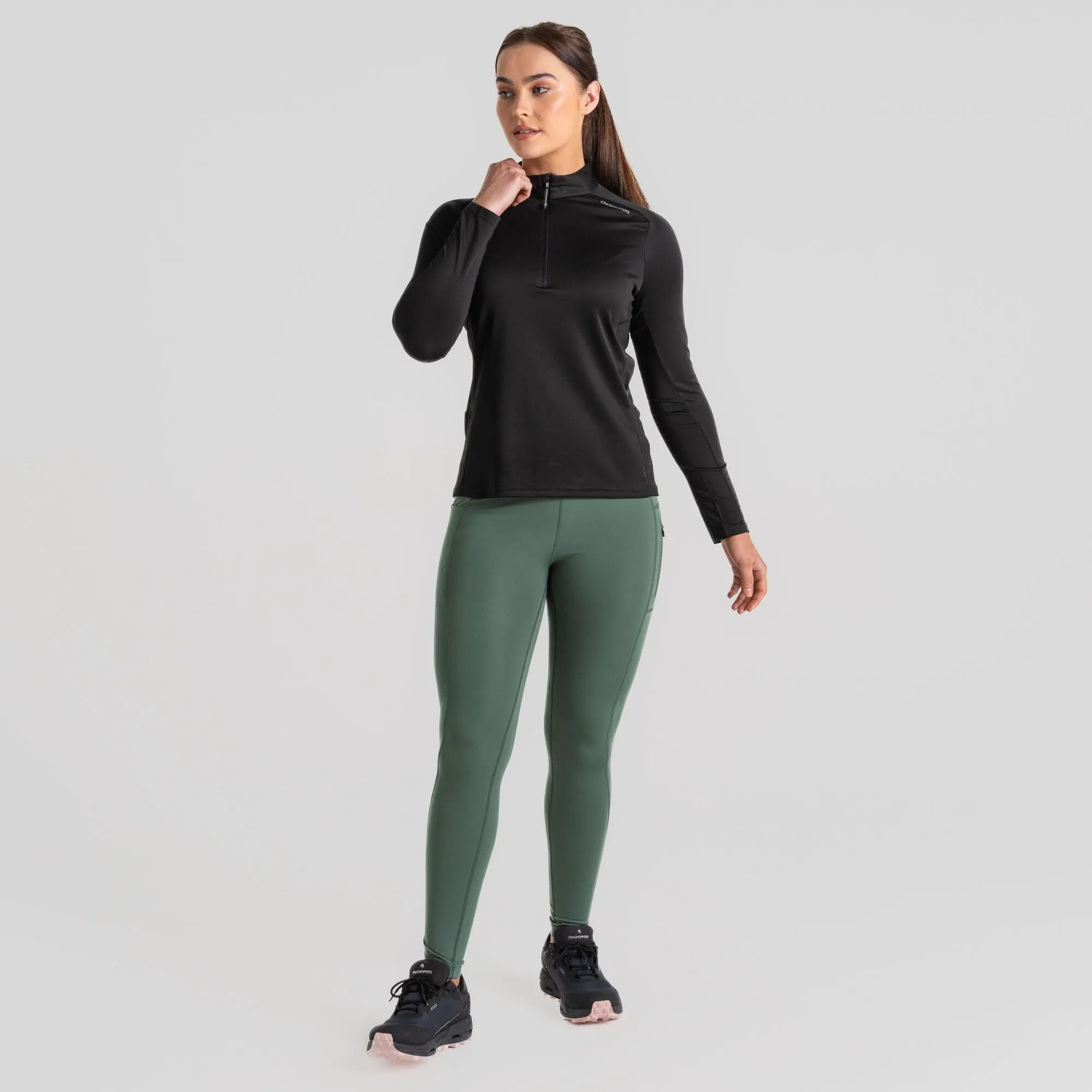 Craghopper Women's Compression Thermal Leggings | Frosted Pine