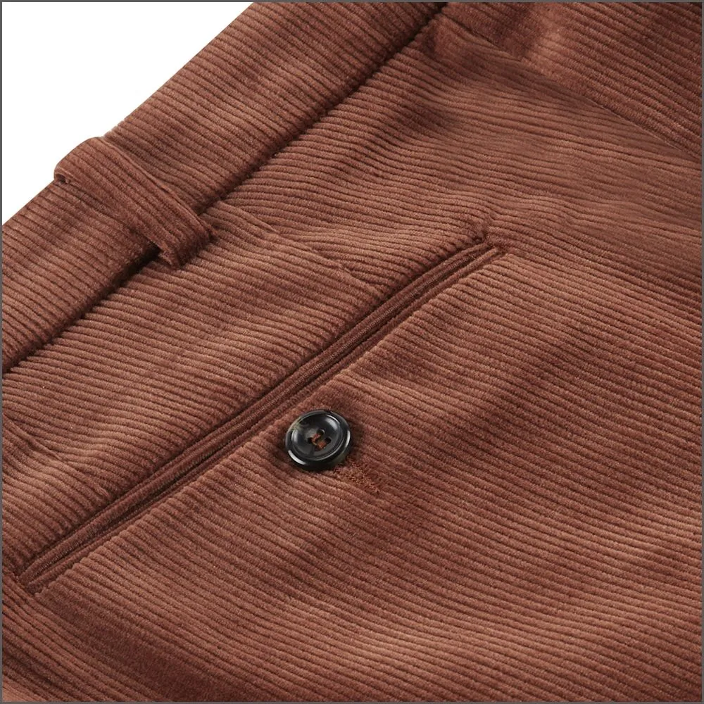 Dg's Prestige Orange San Remo Needle Cord trouser-