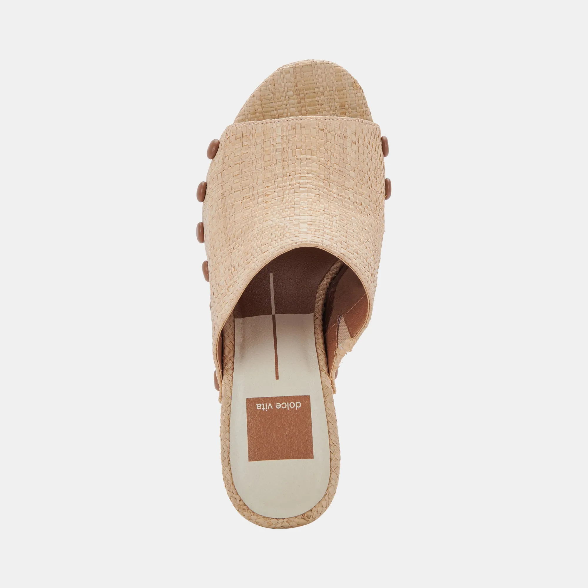 EMOL HEELS LT NATURAL RAFFIA