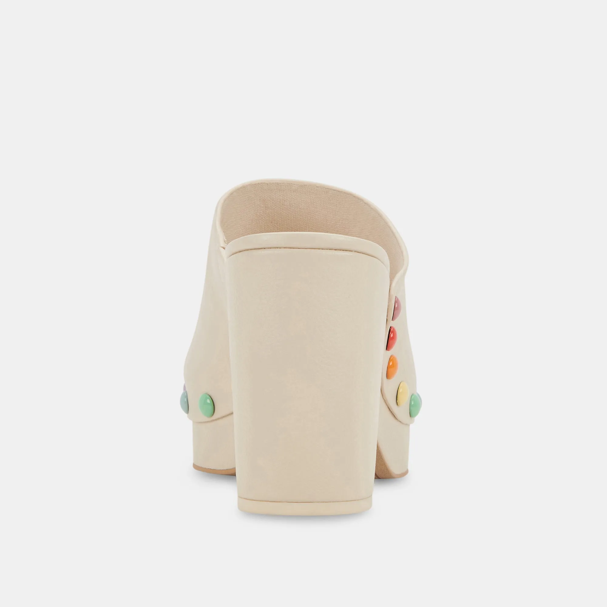 EMOL PRIDE HEELS IVORY LEATHER