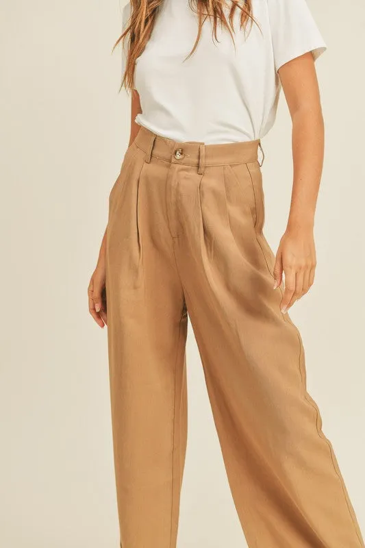 Gabrielle Wideleg Trousers