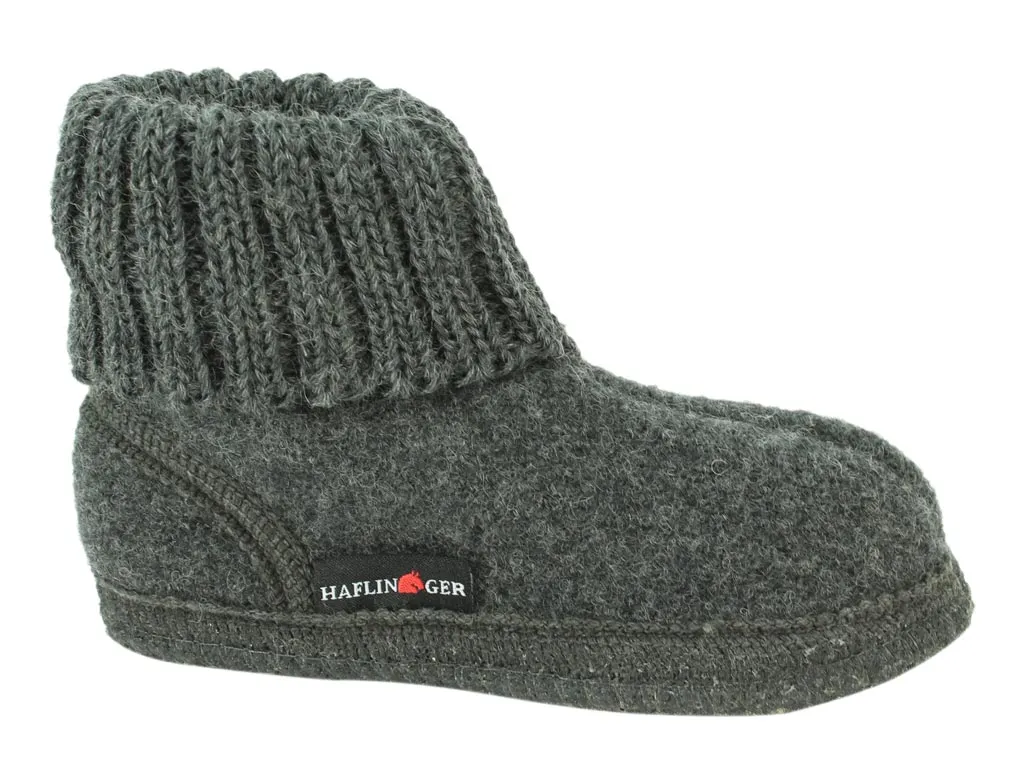 Haflinger Children's slippers Karl Anthracite