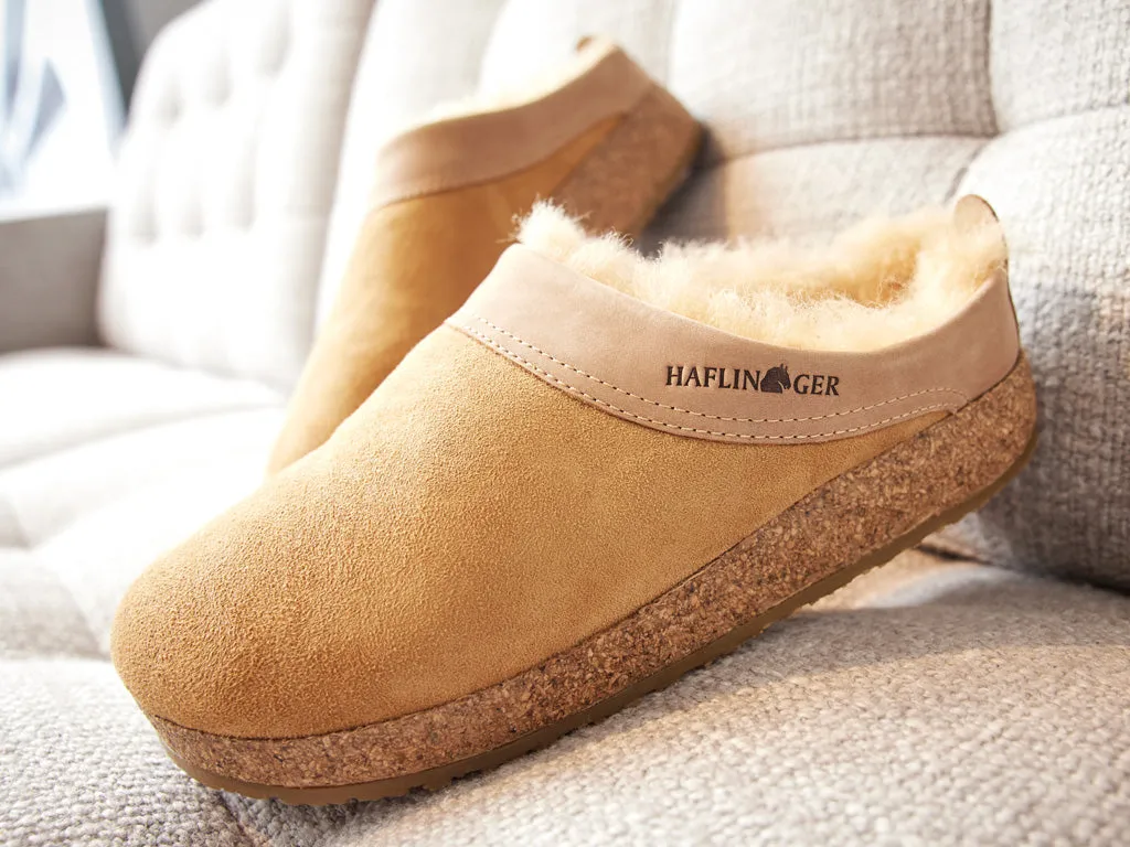 Haflinger Clogs Sheepskin Snowbird Natural