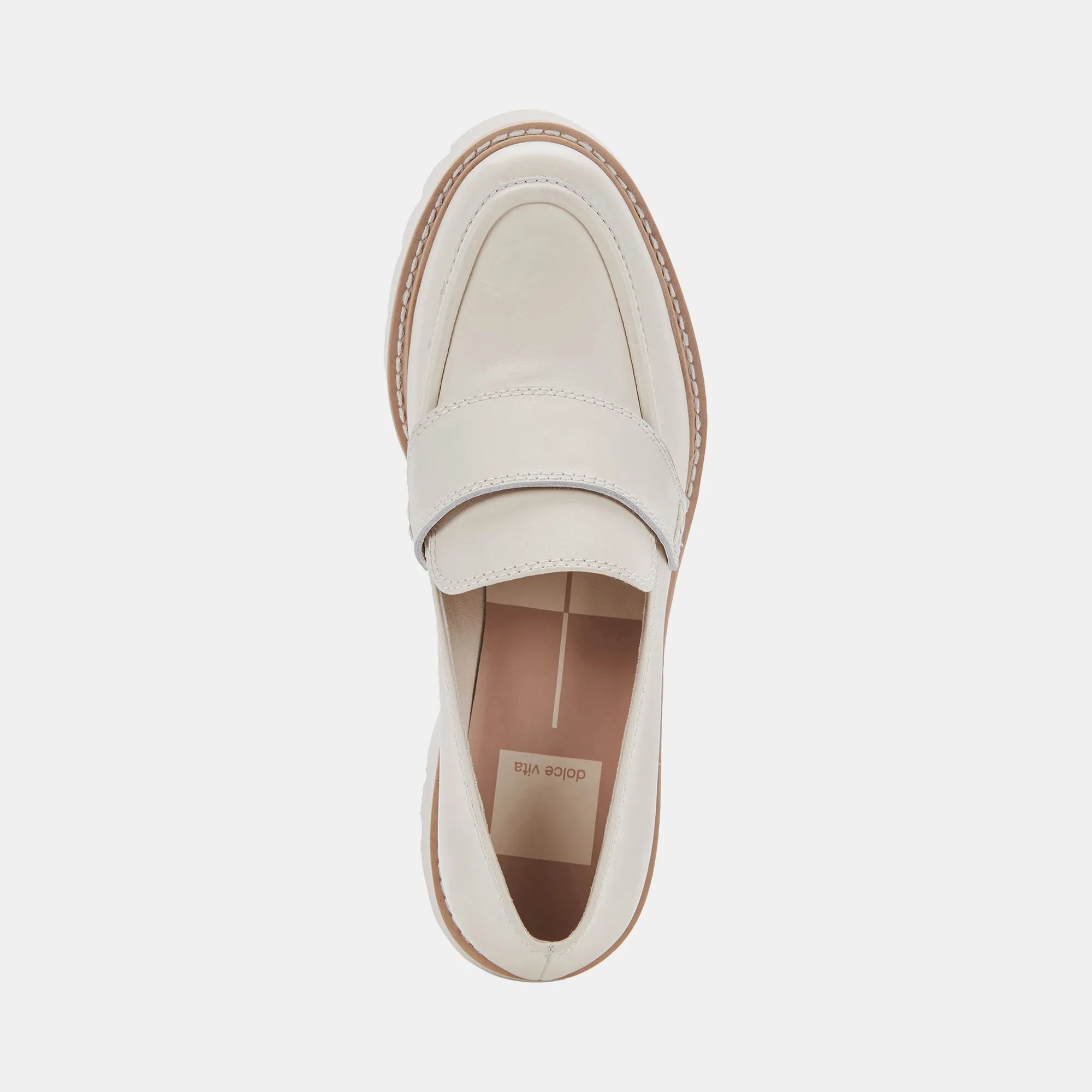 HALONA LOAFERS IVORY LEATHER