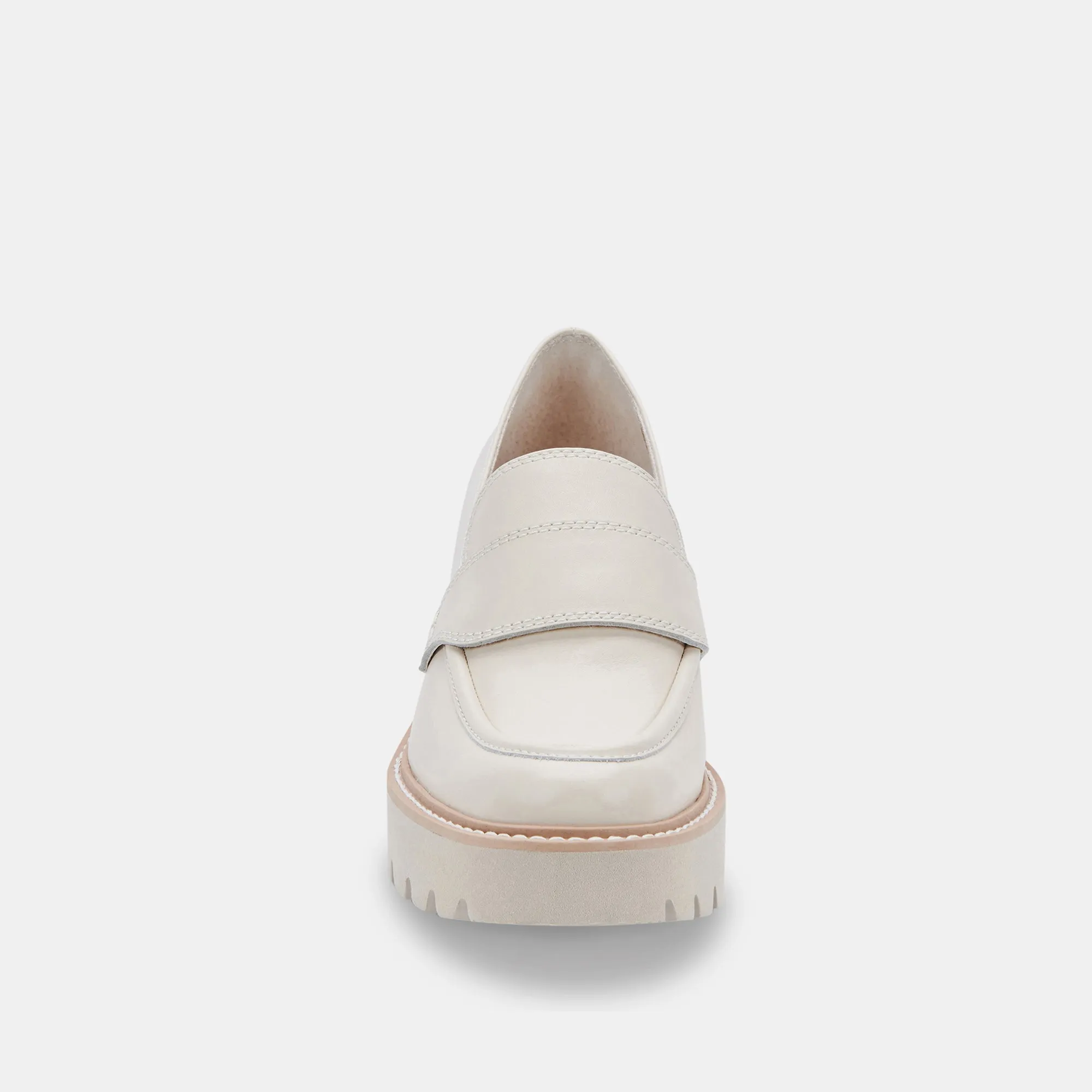 HALONA LOAFERS IVORY LEATHER