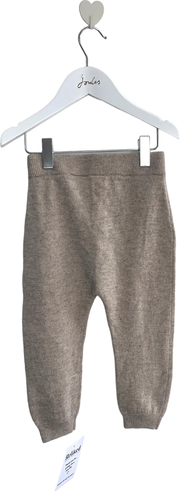 H&M Beige Cashmere? Knitted Trousers 12-18 Months