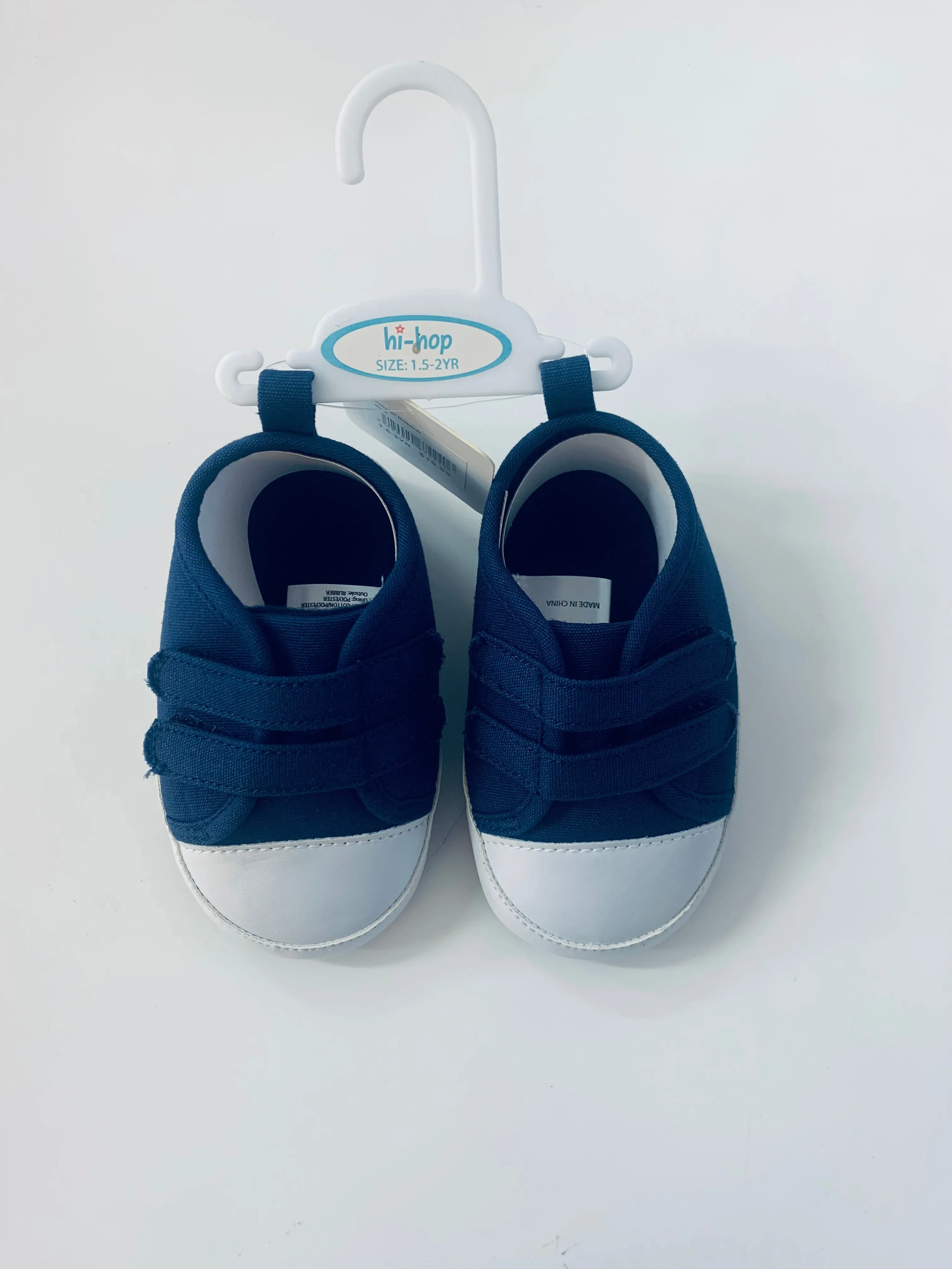 Hi Hop Plimsoll Sneaker Blue 12 -18 months