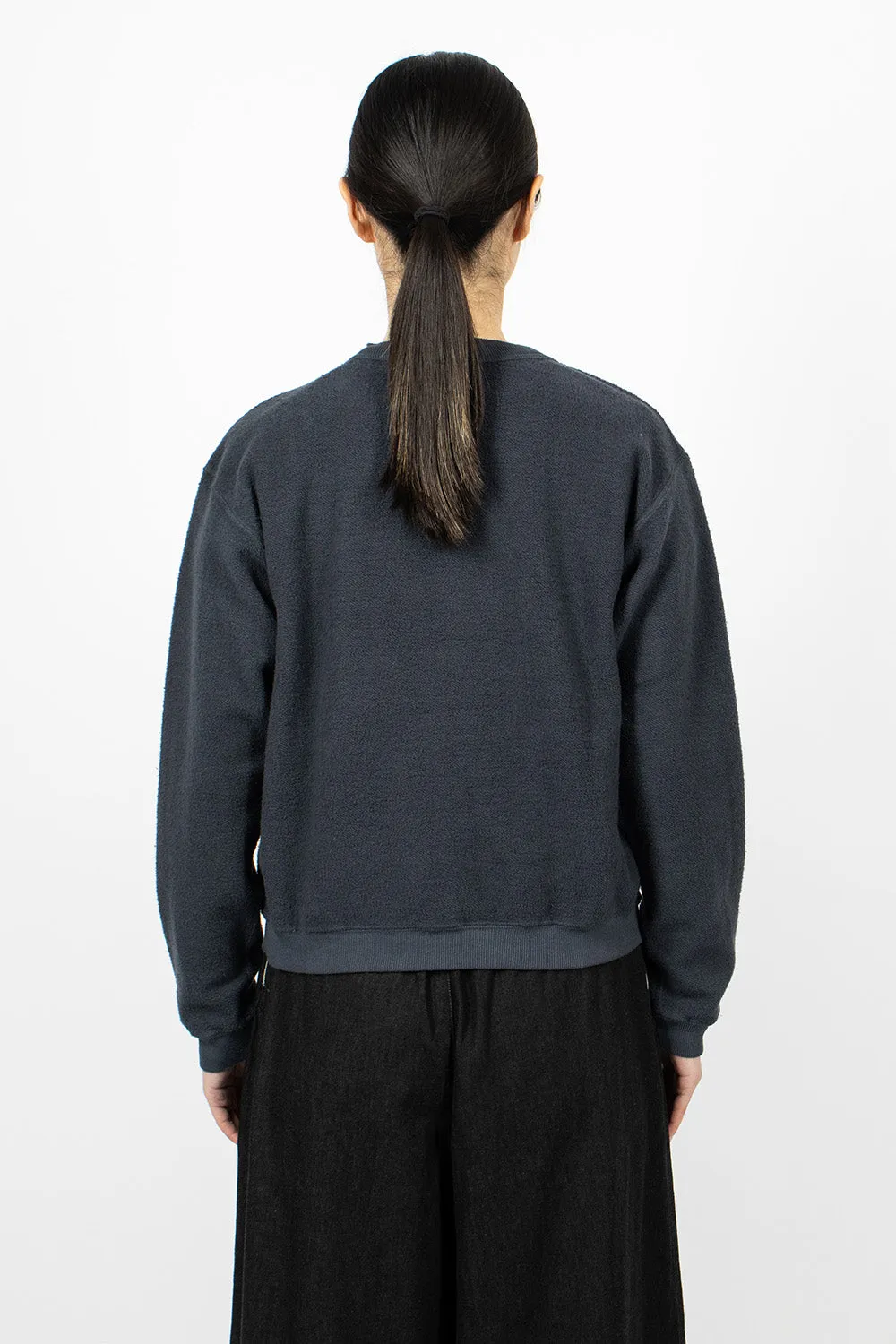 Hina Crew Neck Sweatshirt Sea Storm