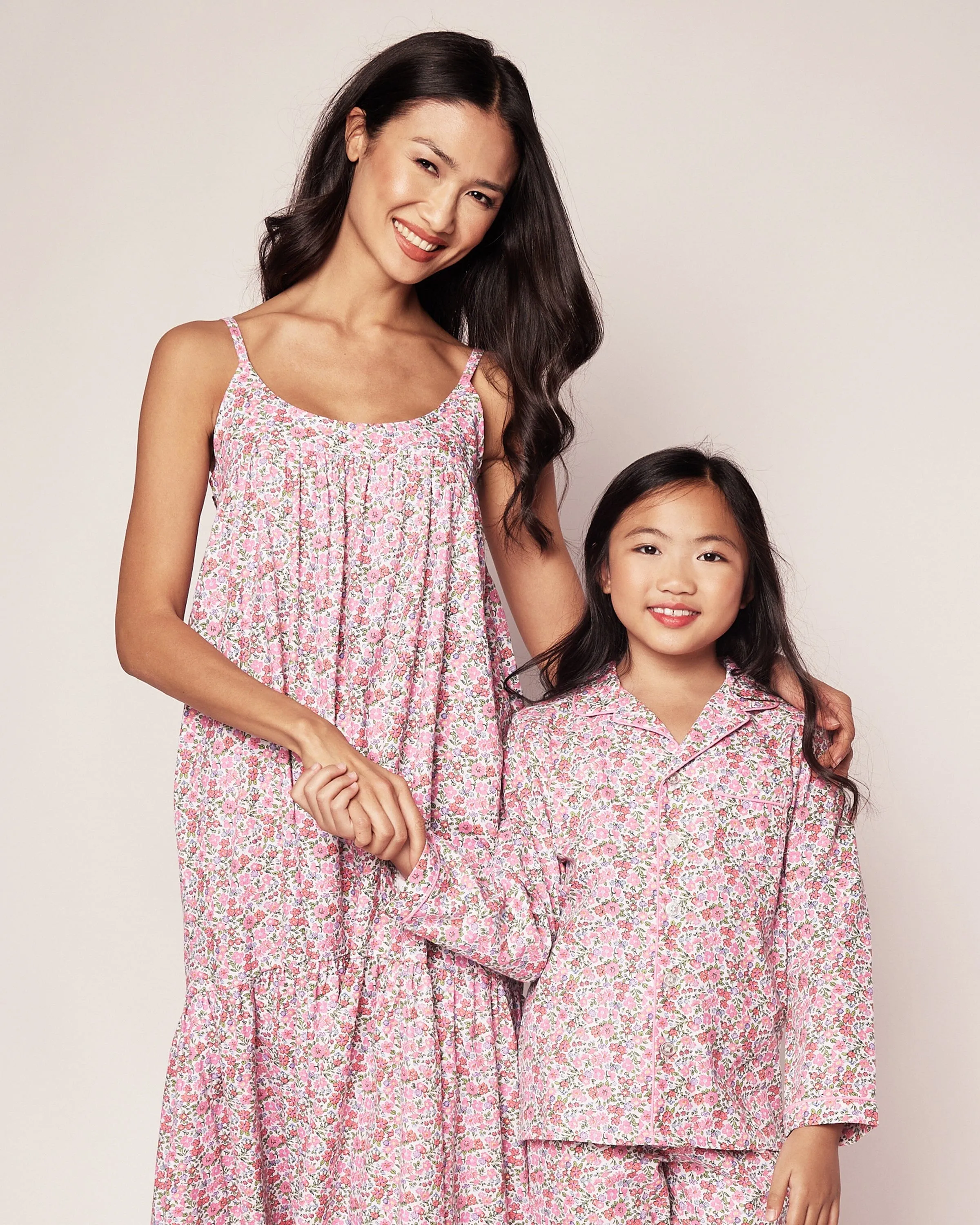 Kid's Twill Pajama Set | Fleurs de Rose