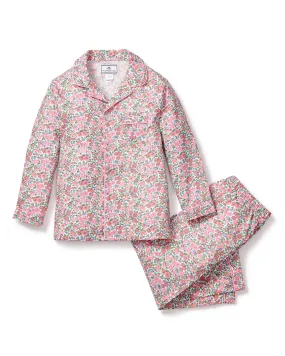 Kid's Twill Pajama Set | Fleurs de Rose