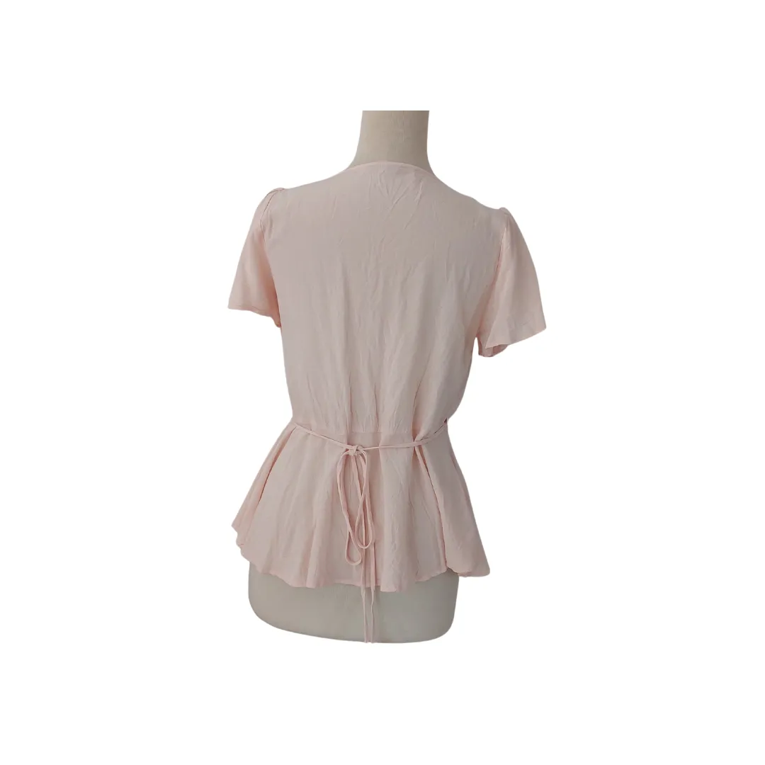 LOFT By Ann Taylor Light Pink Blouse | Pre Loved |