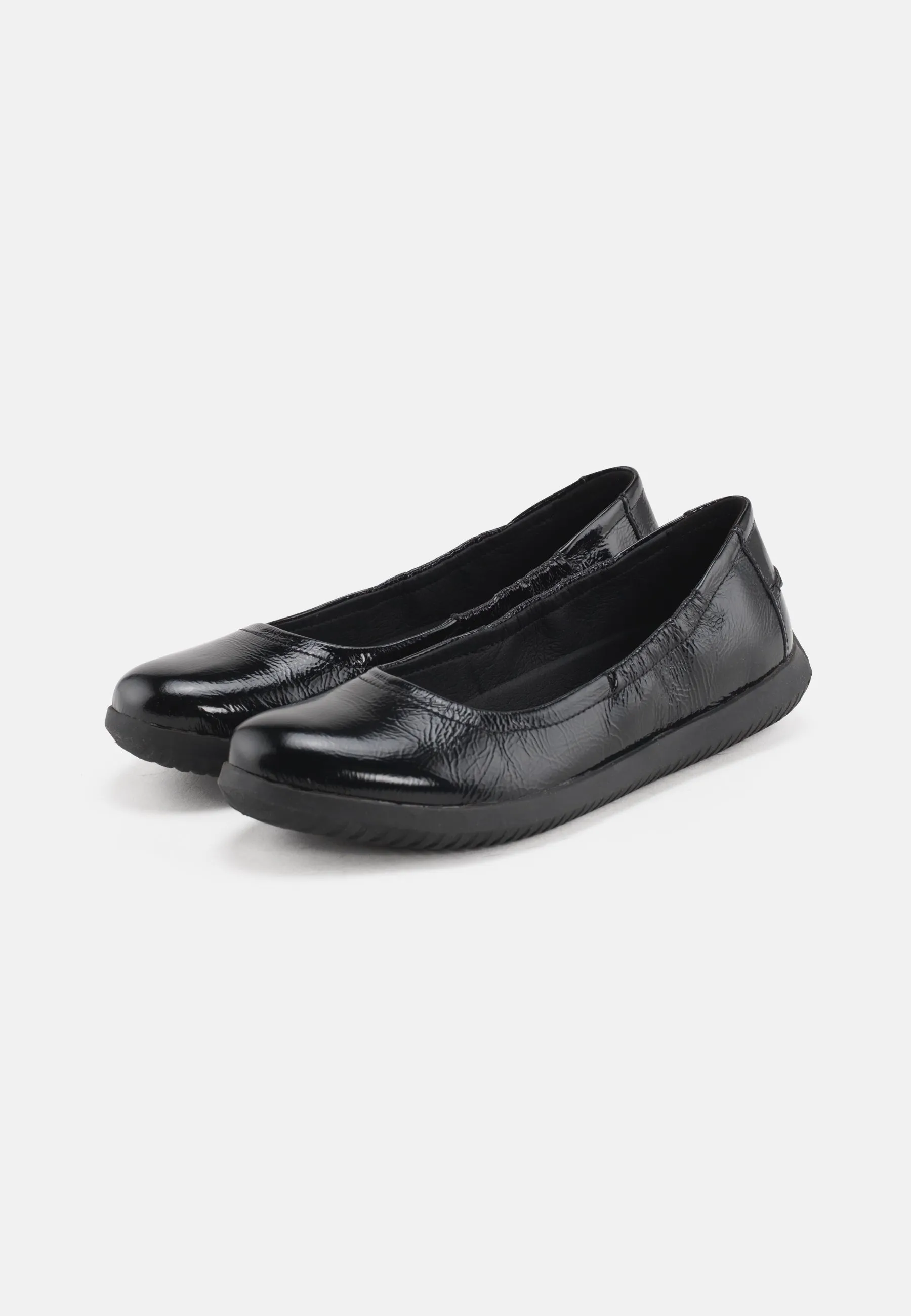 Marie Ballerina Leather - Black