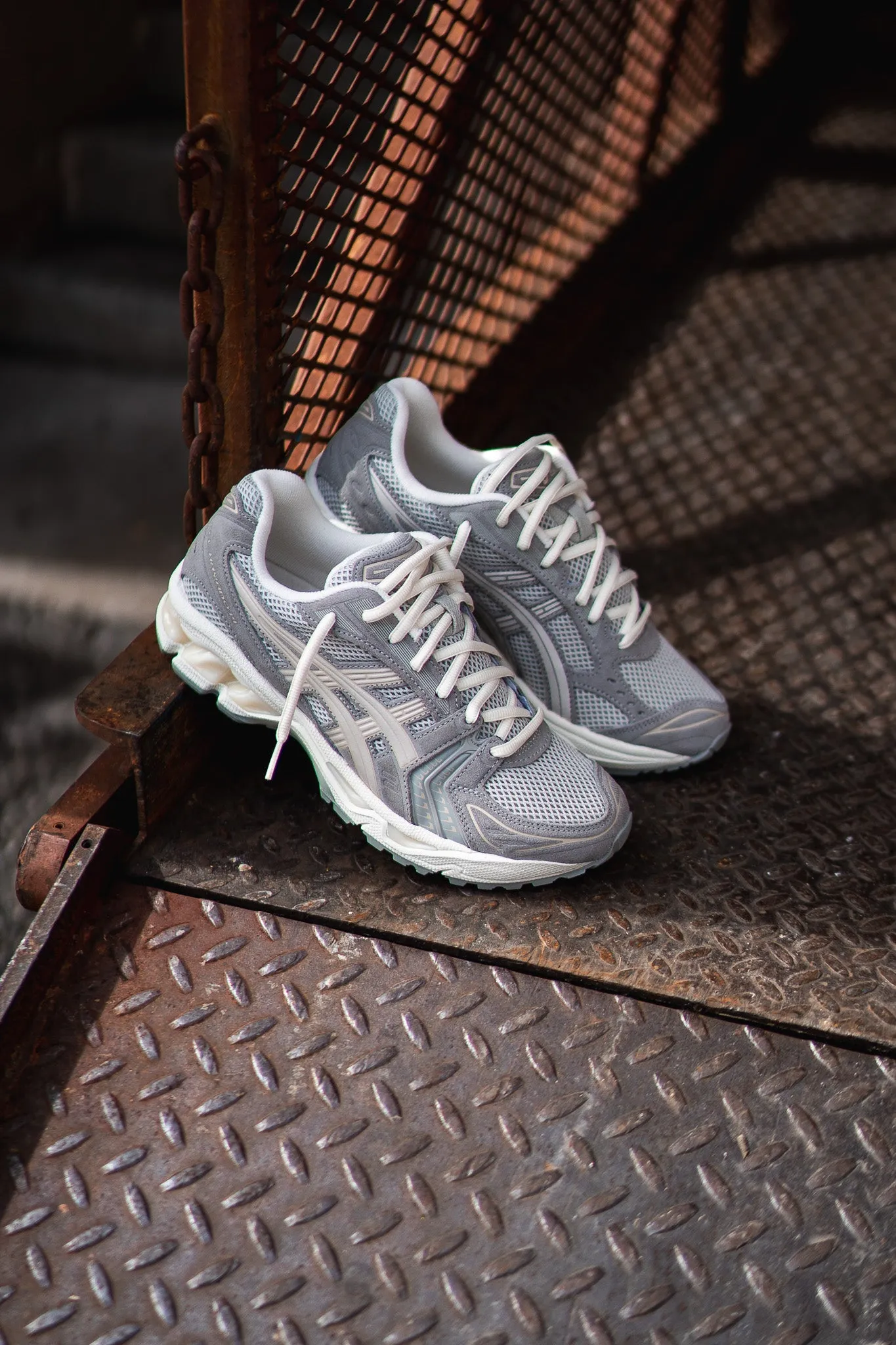 Mens Asics Gel-Kayano 14 (White Sage/Smoke Grey)