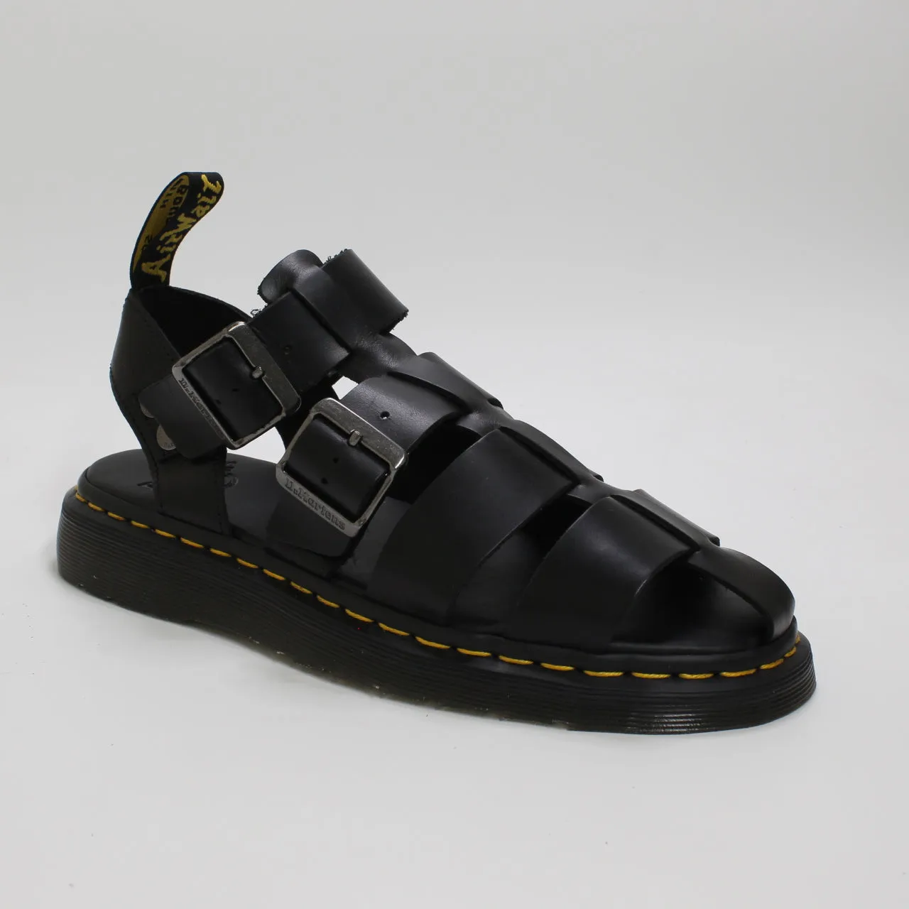 Mens Dr. Martens Garin Sandals Black Brando