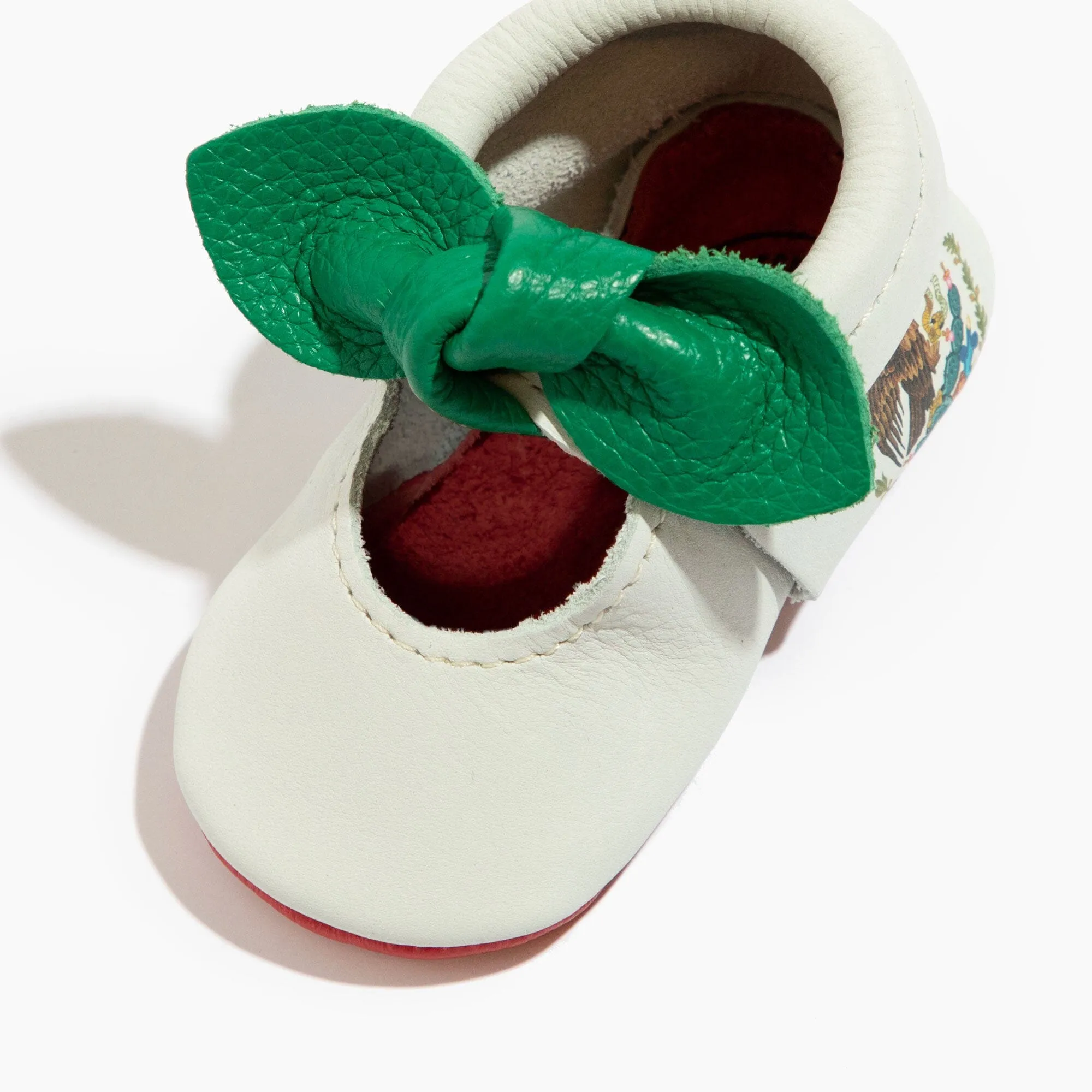 Mexico Knotted Bow Baby Shoe