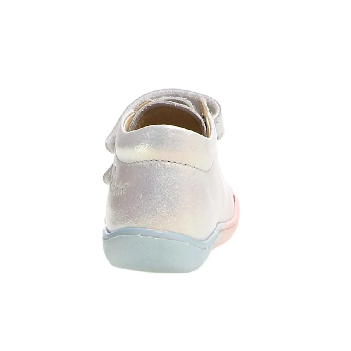 Naturino Toddler's (Sizes 19-22) Cocoon VL White Shimmer/Tye Dye Velcro