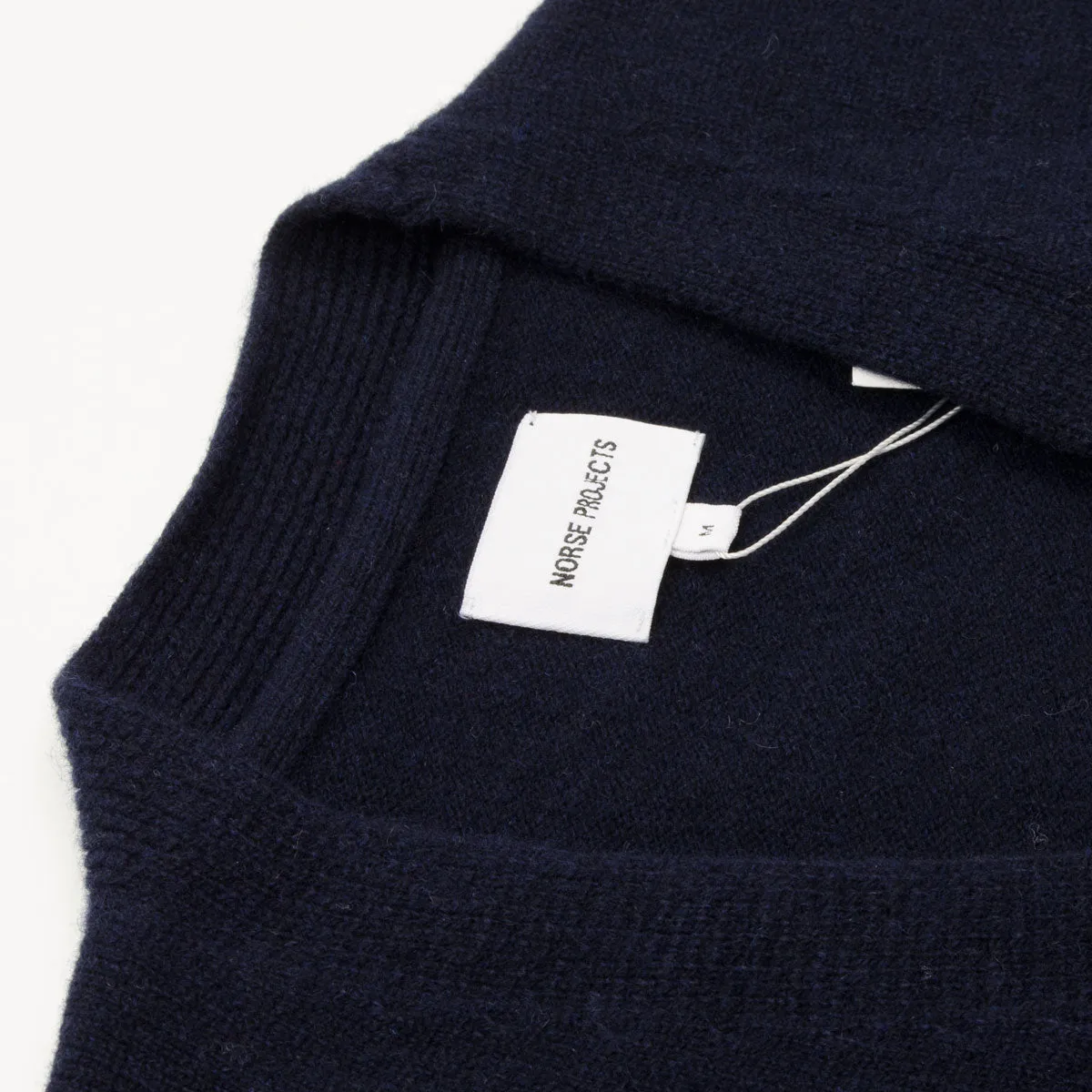 Norse Projects - Adam Lambswool Cardigan - Dark Navy