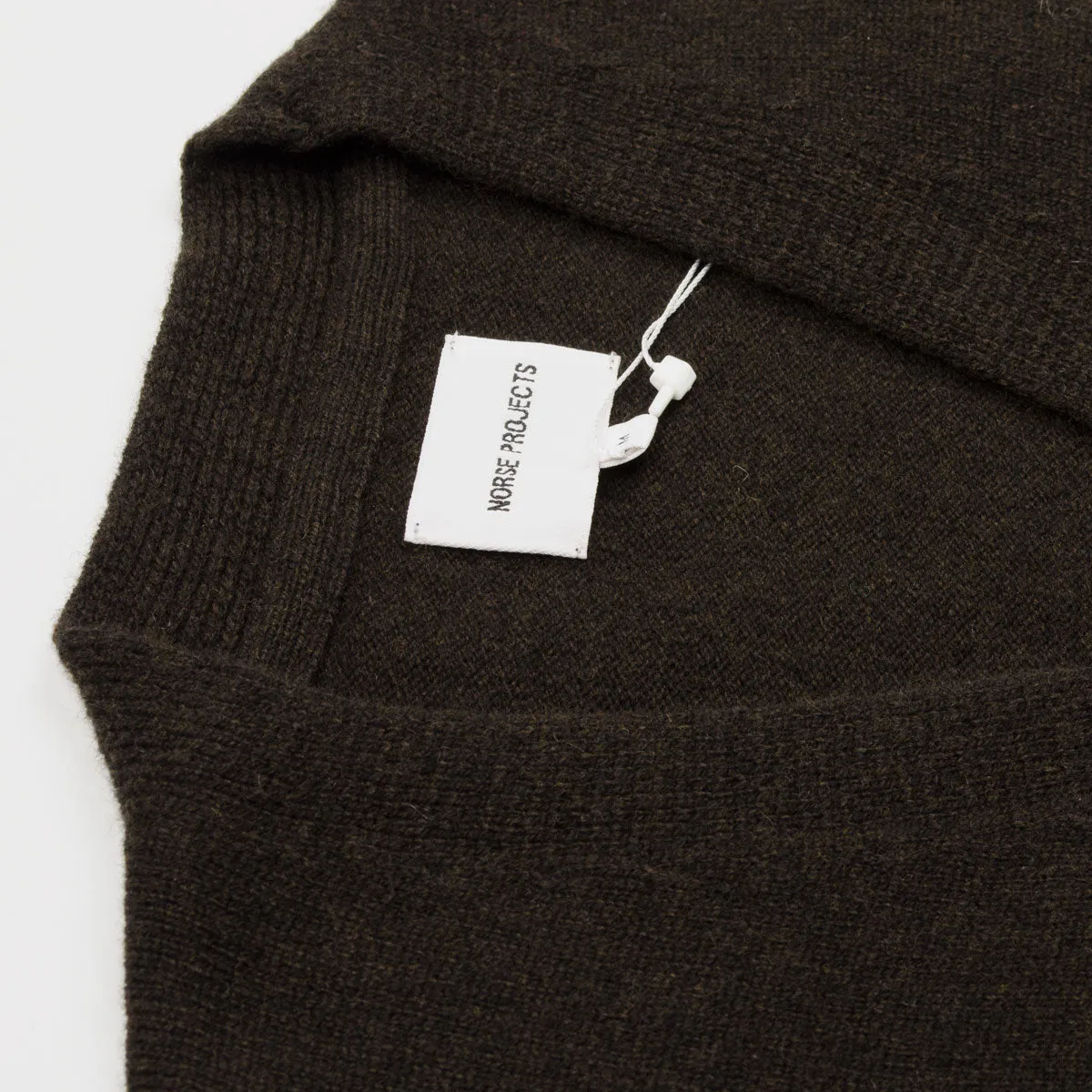 Norse Projects - Adam Lambswool Cardigan - Truffle