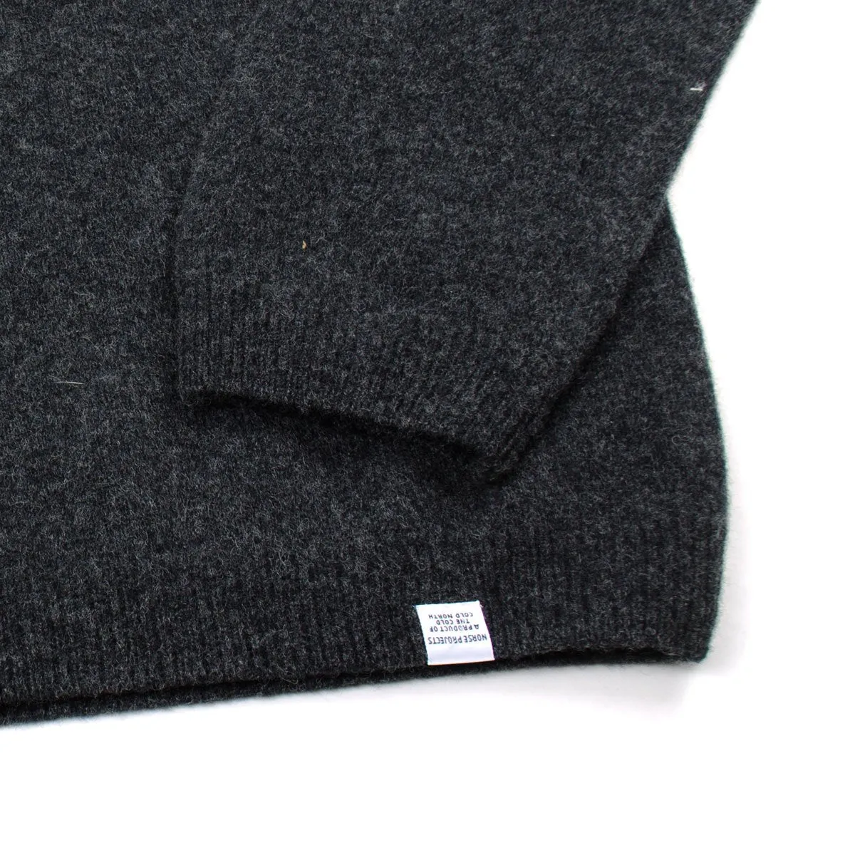 Norse Projects - Sigfred Lambswool Sweater - Charcoal