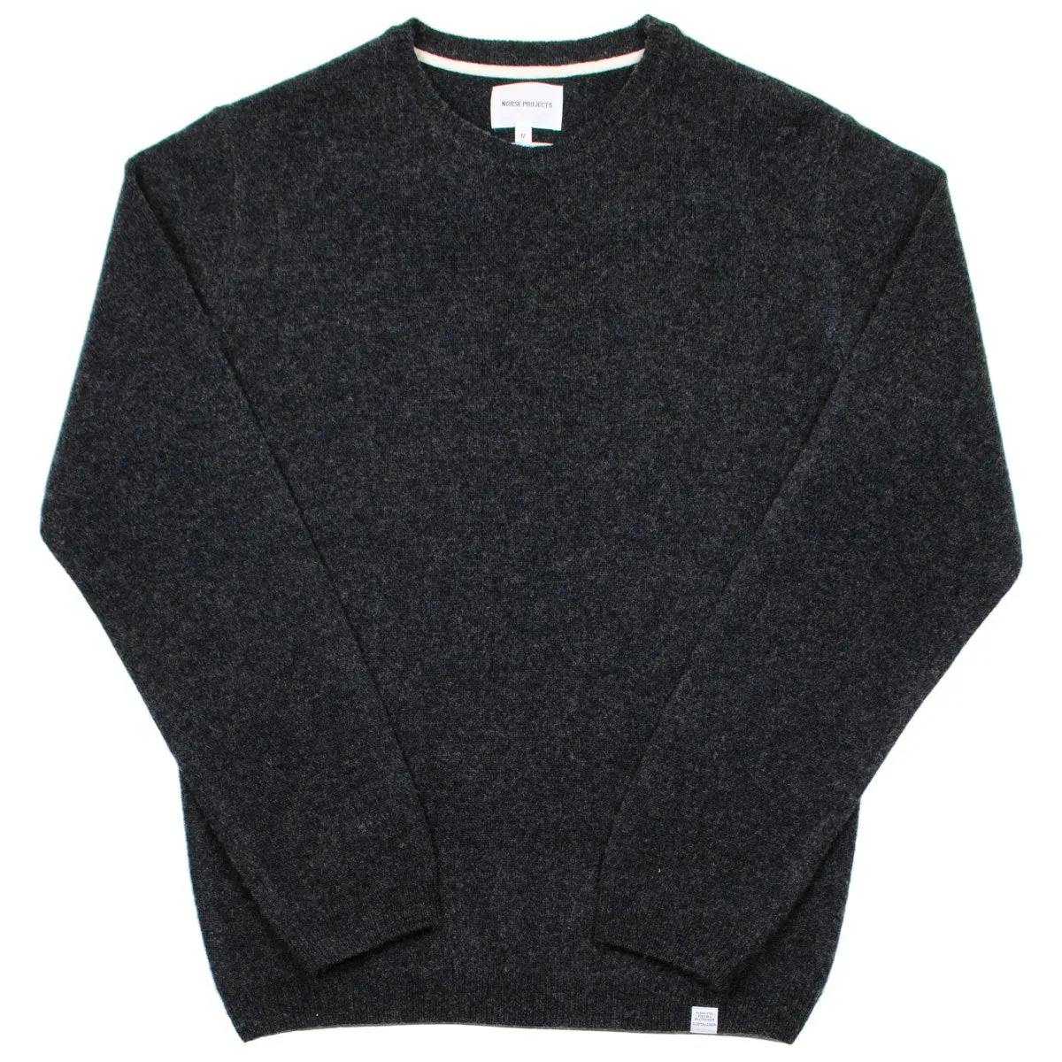 Norse Projects - Sigfred Lambswool Sweater - Charcoal