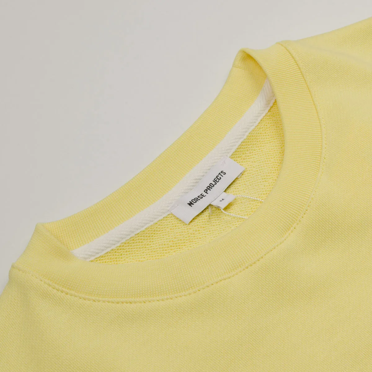 Norse Projects - Vagn Classic Sweatshirt - Light Yellow