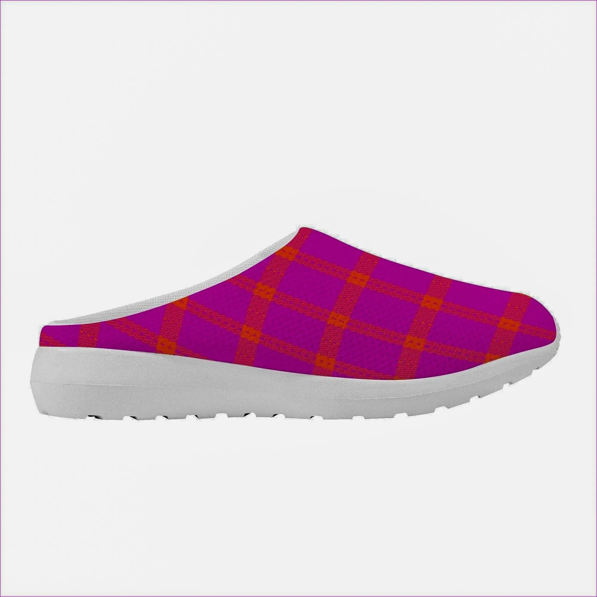 Perfusion Plaid Mesh Slipper