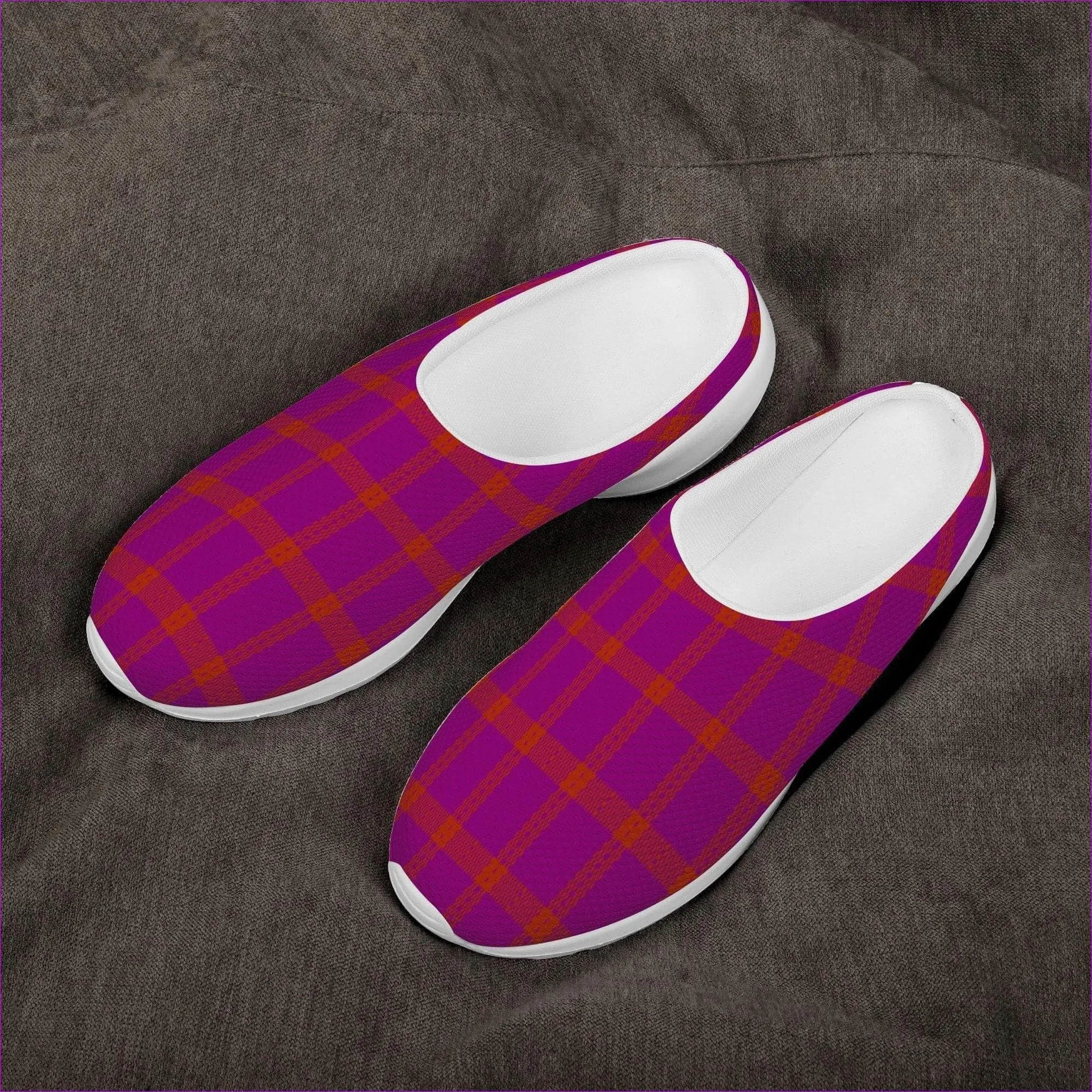 Perfusion Plaid Mesh Slipper