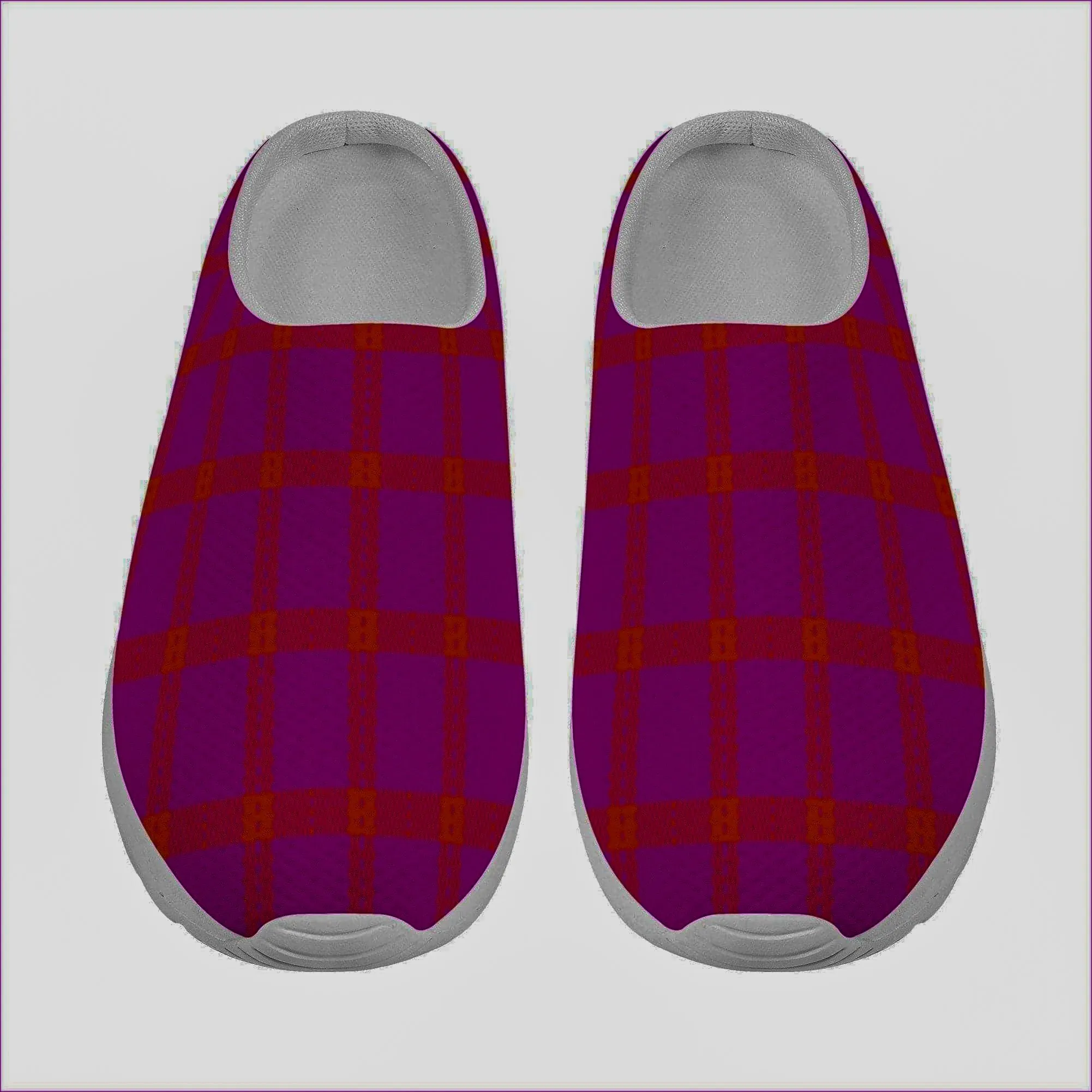 Perfusion Plaid Mesh Slipper