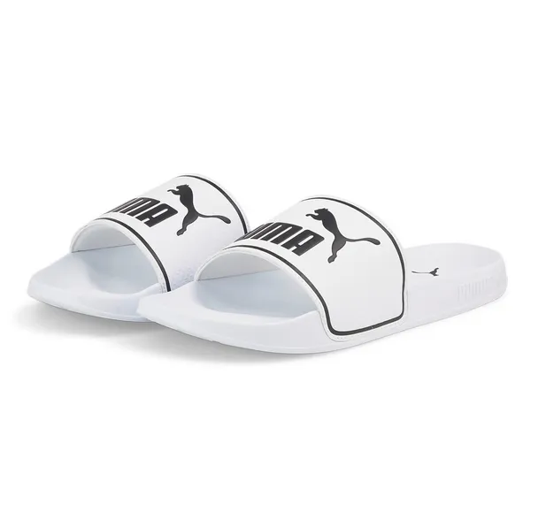 Puma men's swimming pool leadcat 2.0 slipper 384139-02 white black