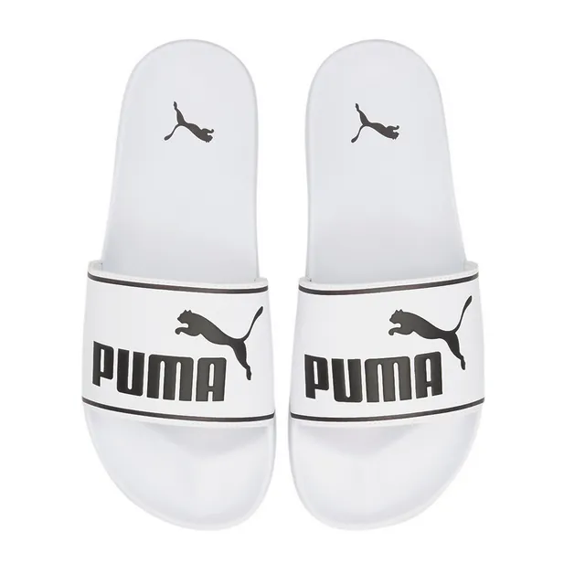 Puma men's swimming pool leadcat 2.0 slipper 384139-02 white black