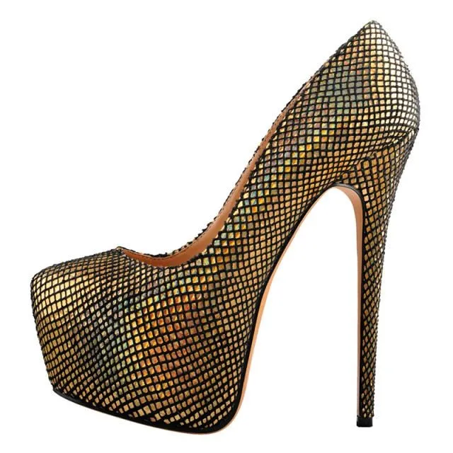 Pumps Queen Remina (Gold)