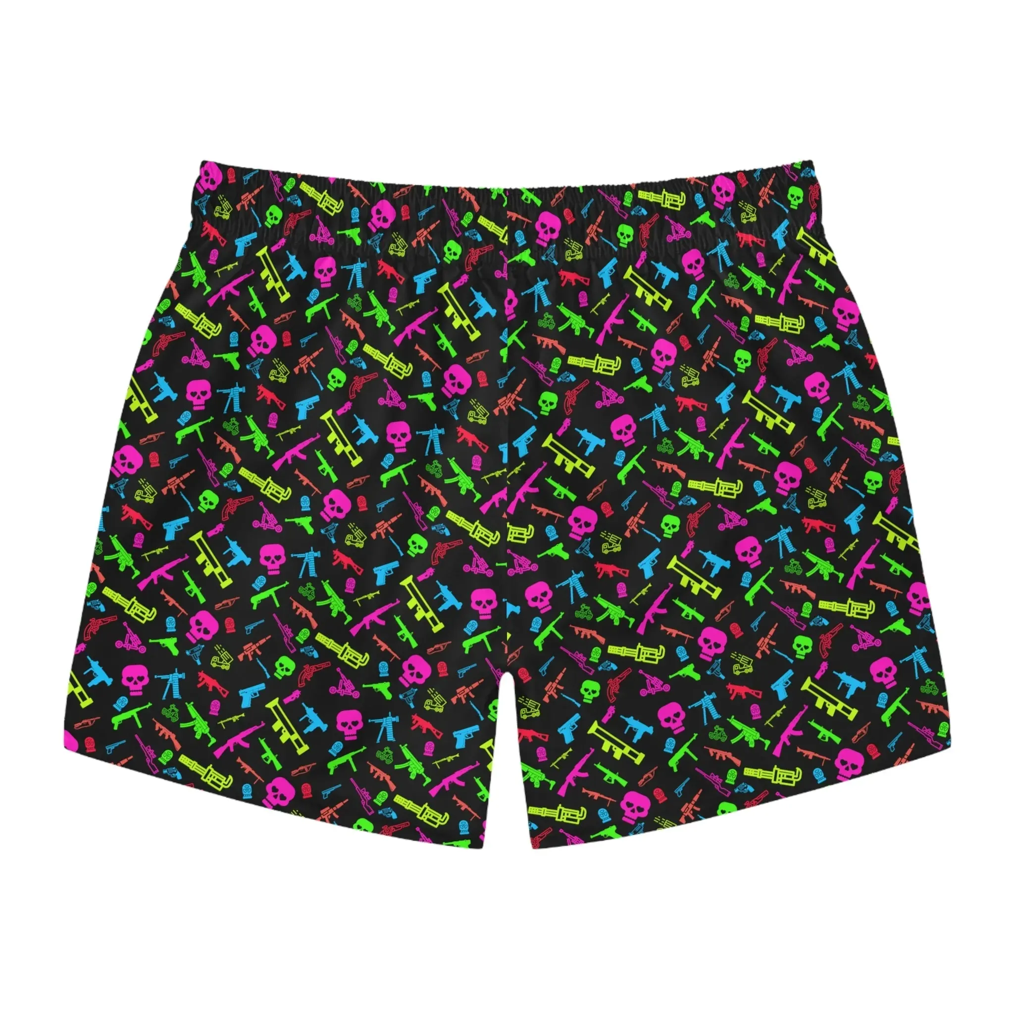 "Gun Show on the Beach" Swim Trunks